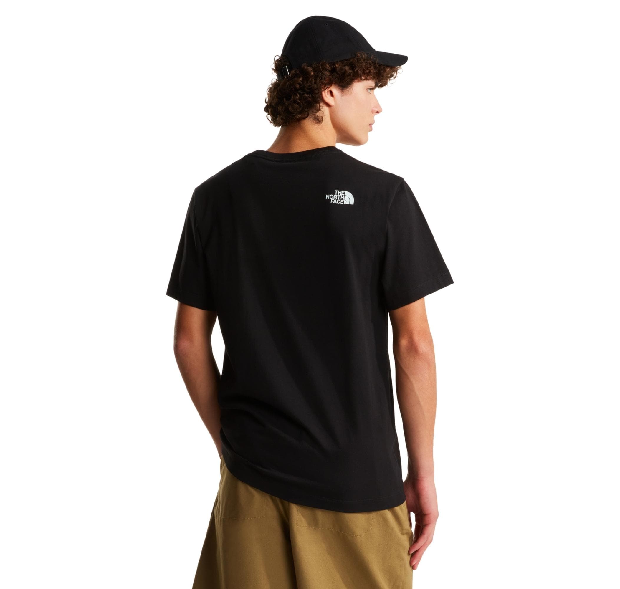 The North Face The North Face M Mountaın Lıne Regular Short Sleeve Tee Erkek T-Shirt Siyah - 3