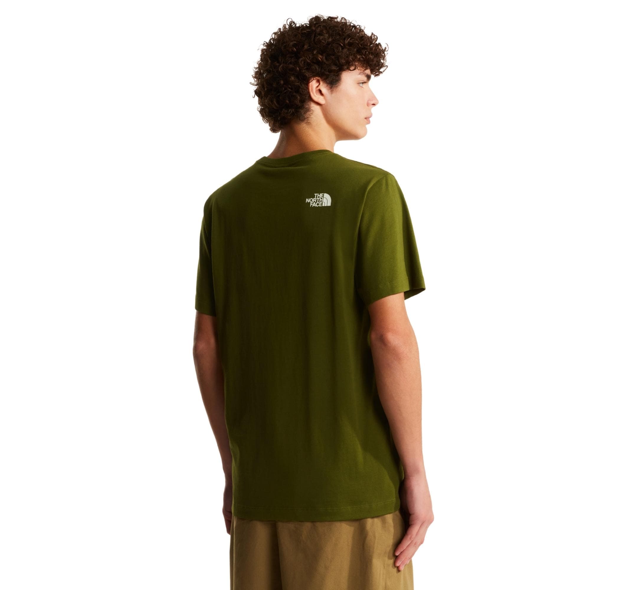 The North Face The North Face M Mountaın Lıne Regular Short Sleeve Tee Erkek T-Shirt Yeşil - 3
