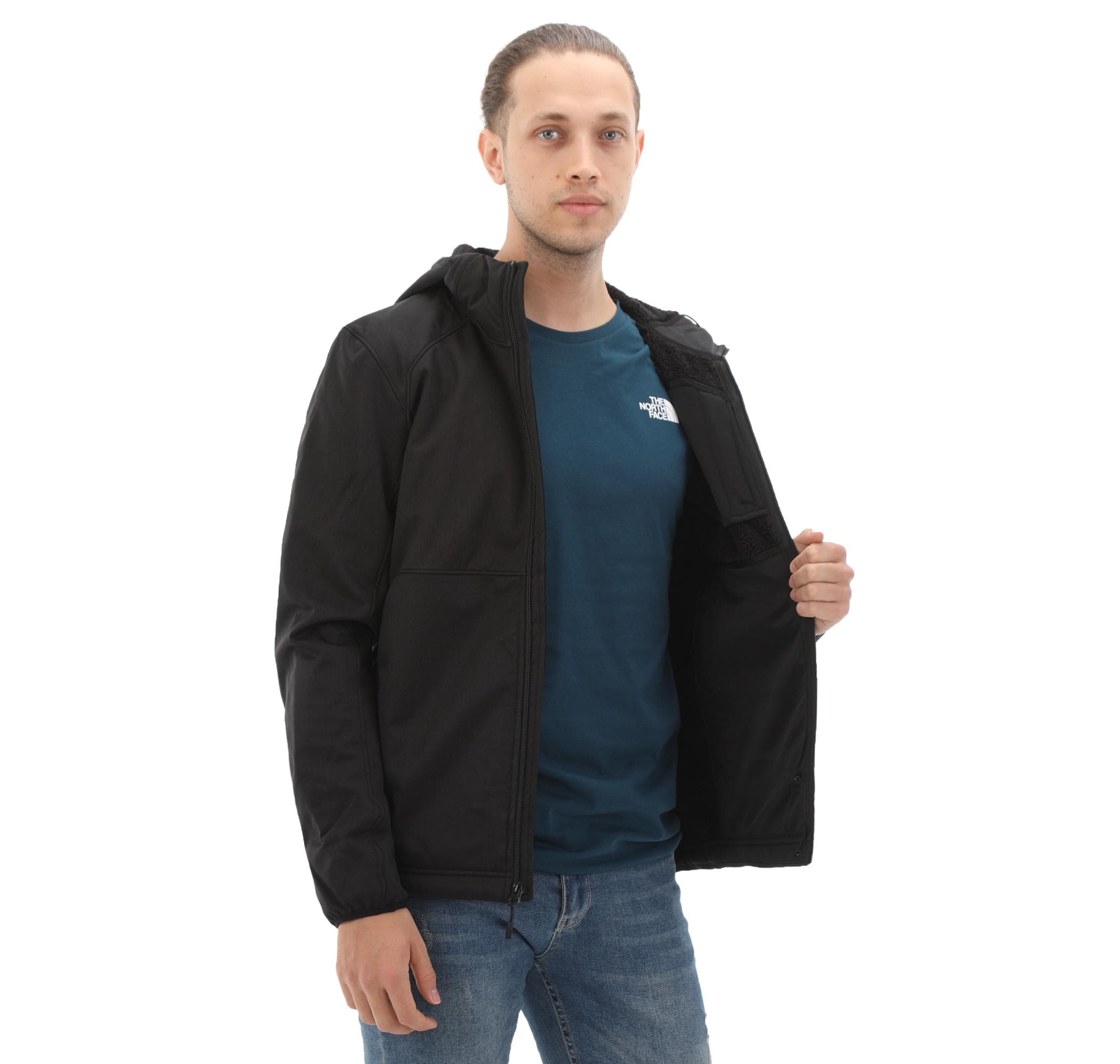 The North Face The North Face M Quest Hooded Softshell Erkek Ceket Siyah - 3
