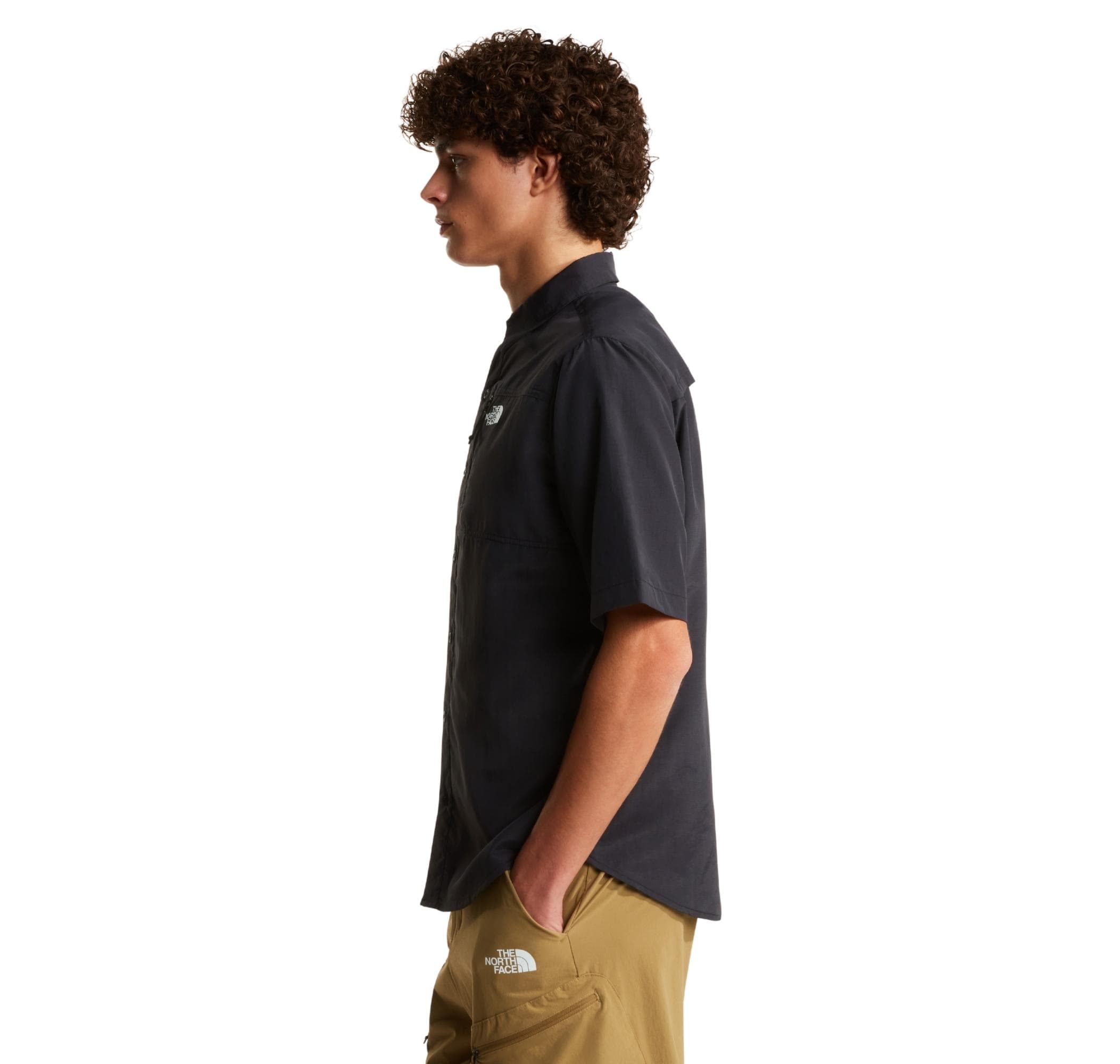 The North Face The North Face M Sequoıa Short Sleeve Shırt Erkek Gömlek Siyah - 2