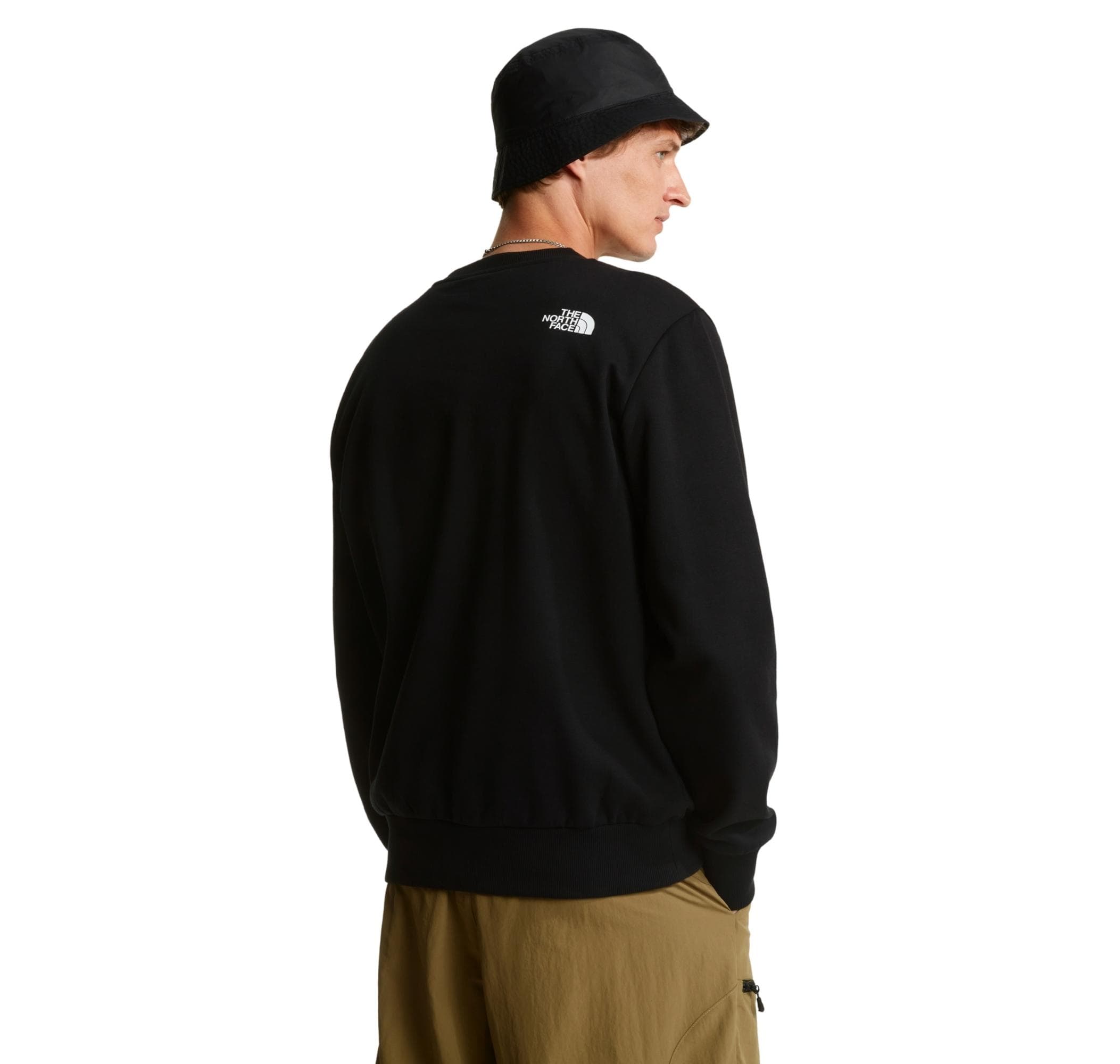 The North Face The North Face M Sımple Dome Regular Crew Erkek Sweatshirt Siyah - 2