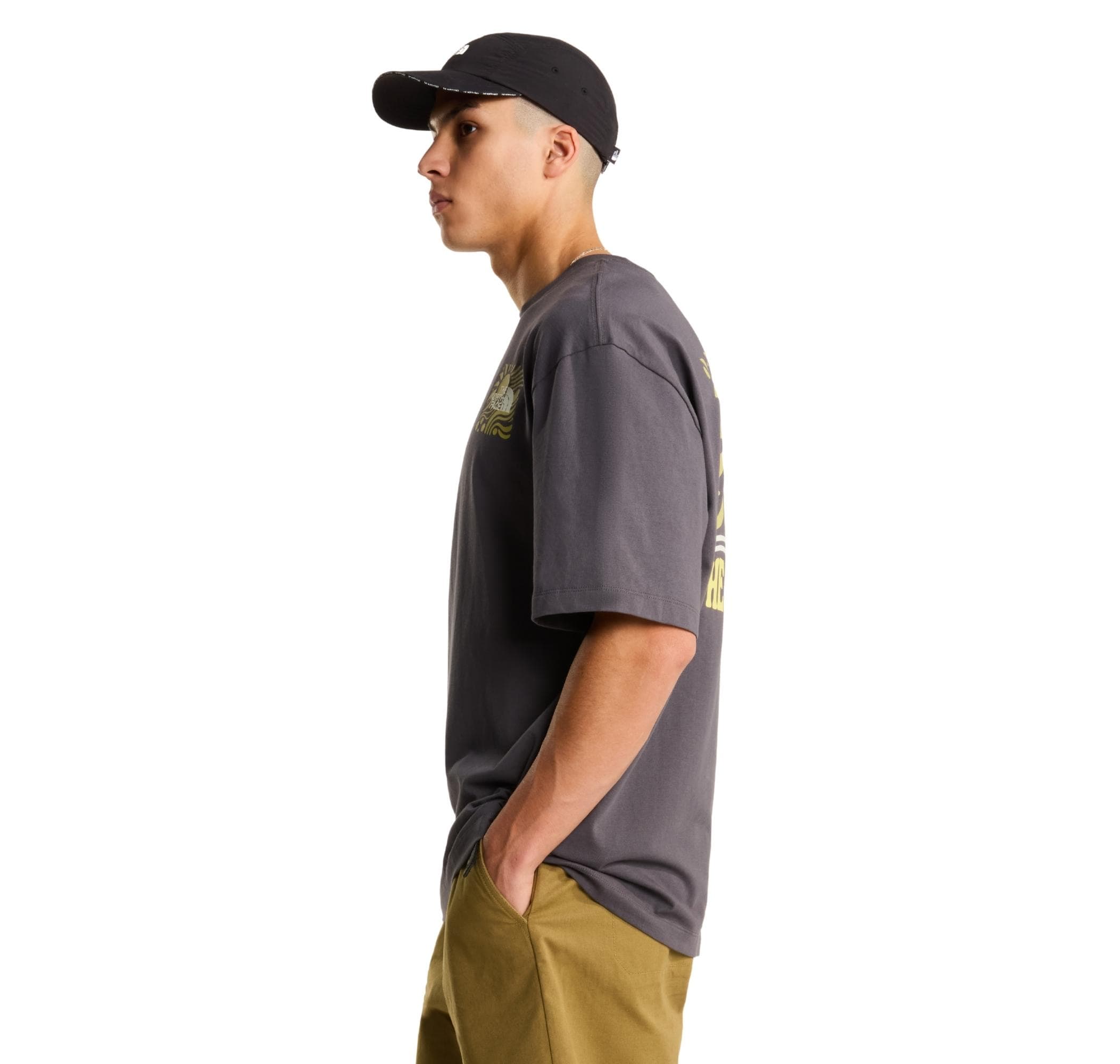 The North Face The North Face M Sun Oversıze Short Sleeve Tee-Graphıc Erkek T-Shirt Mor - 2