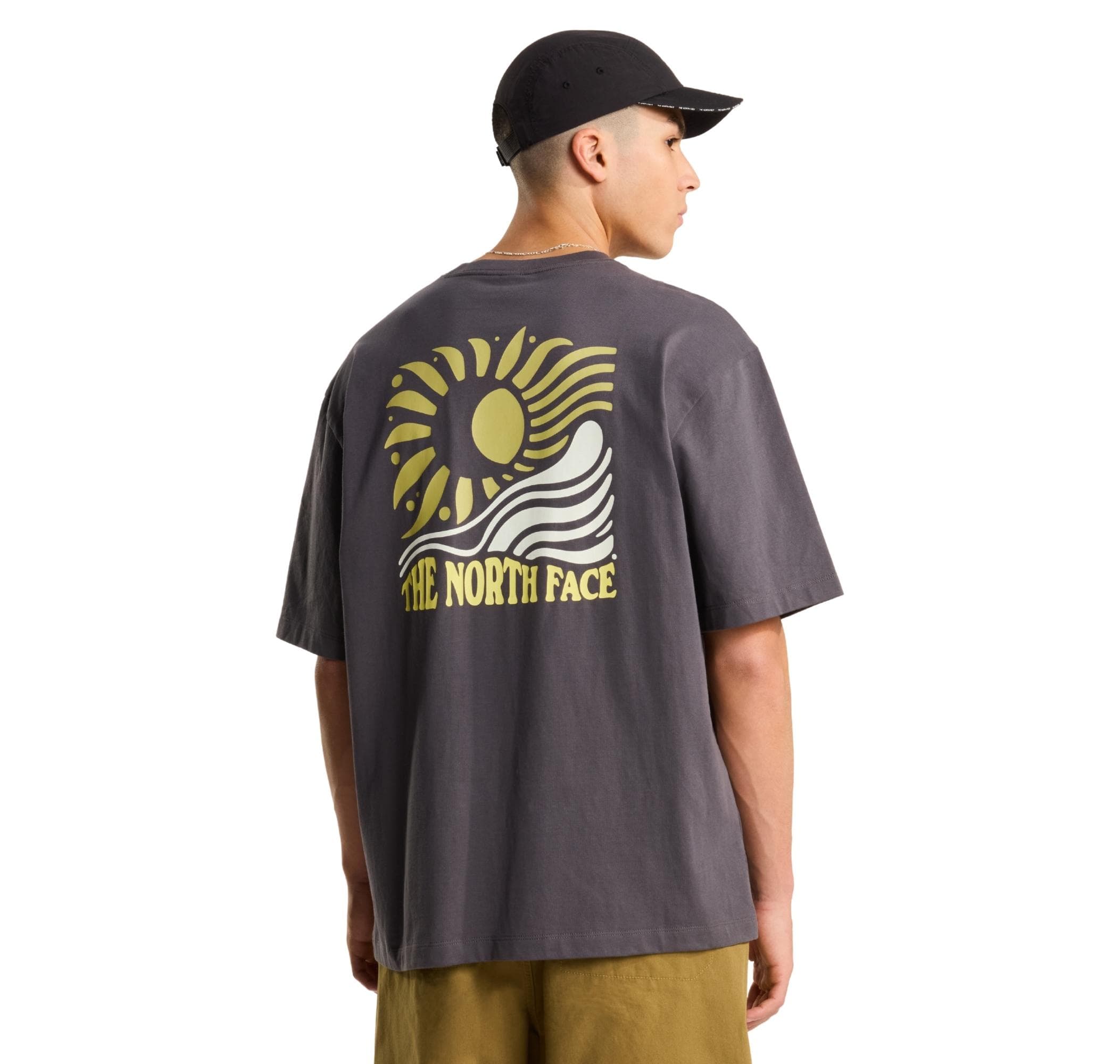 The North Face The North Face M Sun Oversıze Short Sleeve Tee-Graphıc Erkek T-Shirt Mor - 3
