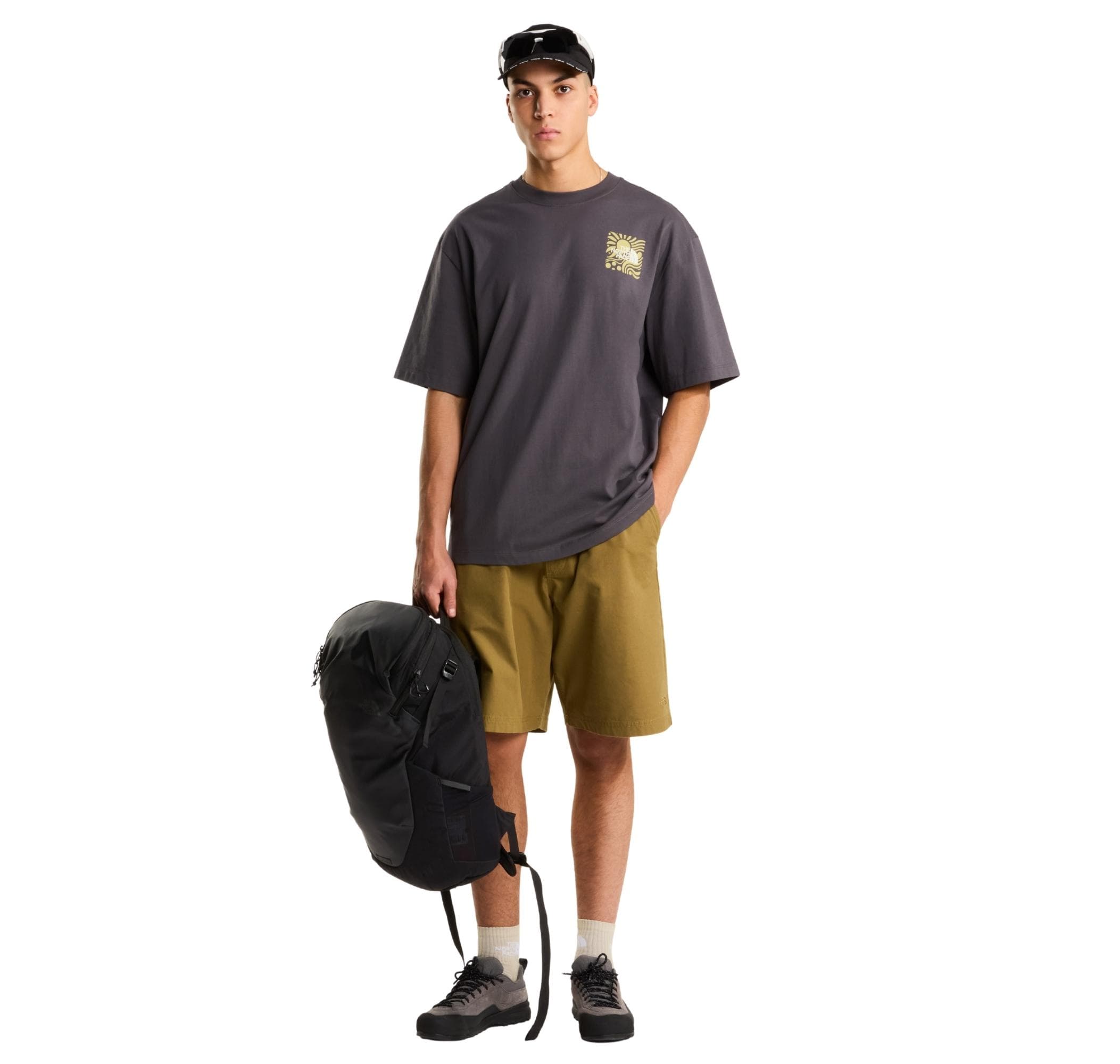 The North Face The North Face M Sun Oversıze Short Sleeve Tee-Graphıc Erkek T-Shirt Mor - 6