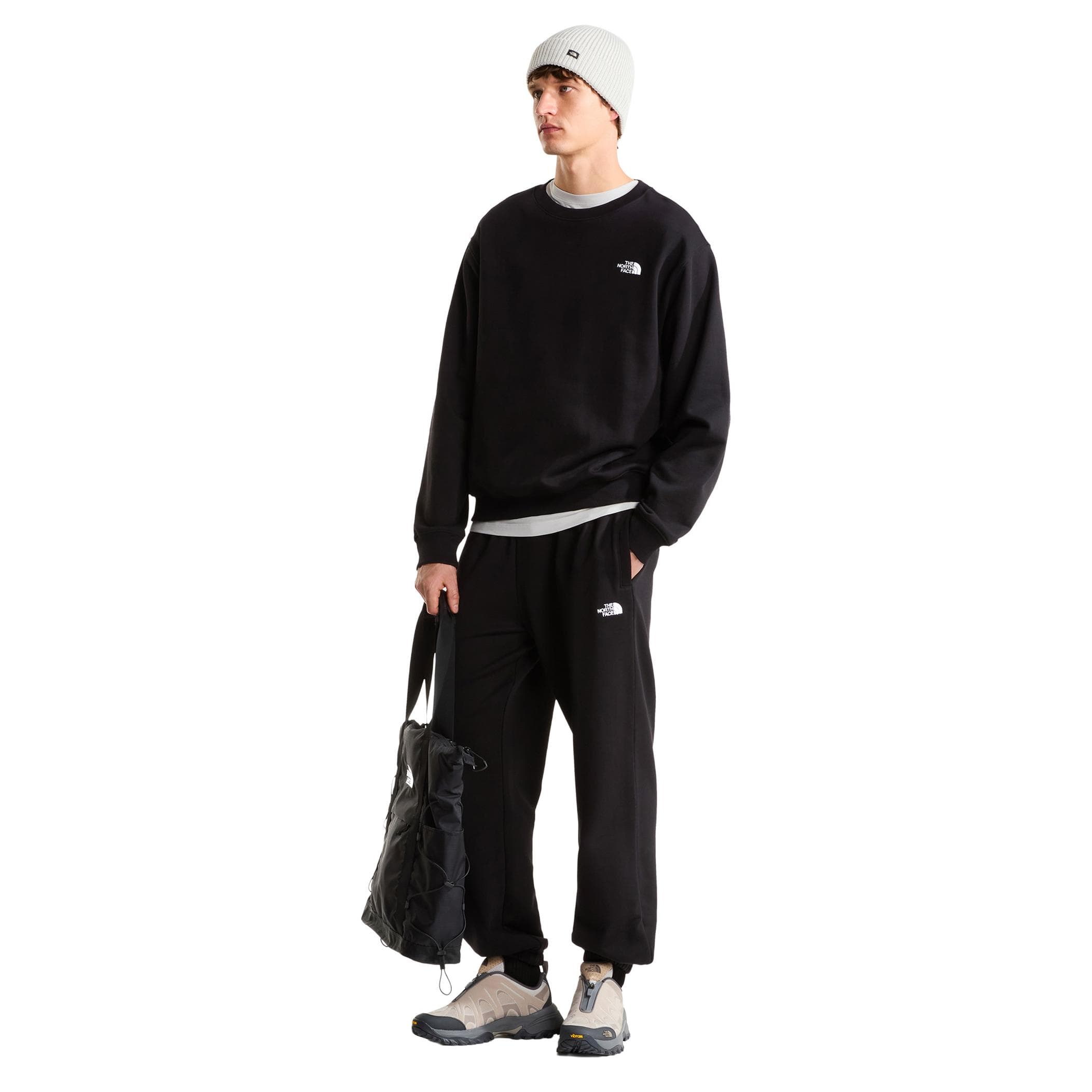 The North Face The North Face M Tnf Essentıal Terry Sımple Dome Relaxe Erkek Sweatshirt Siyah - 3