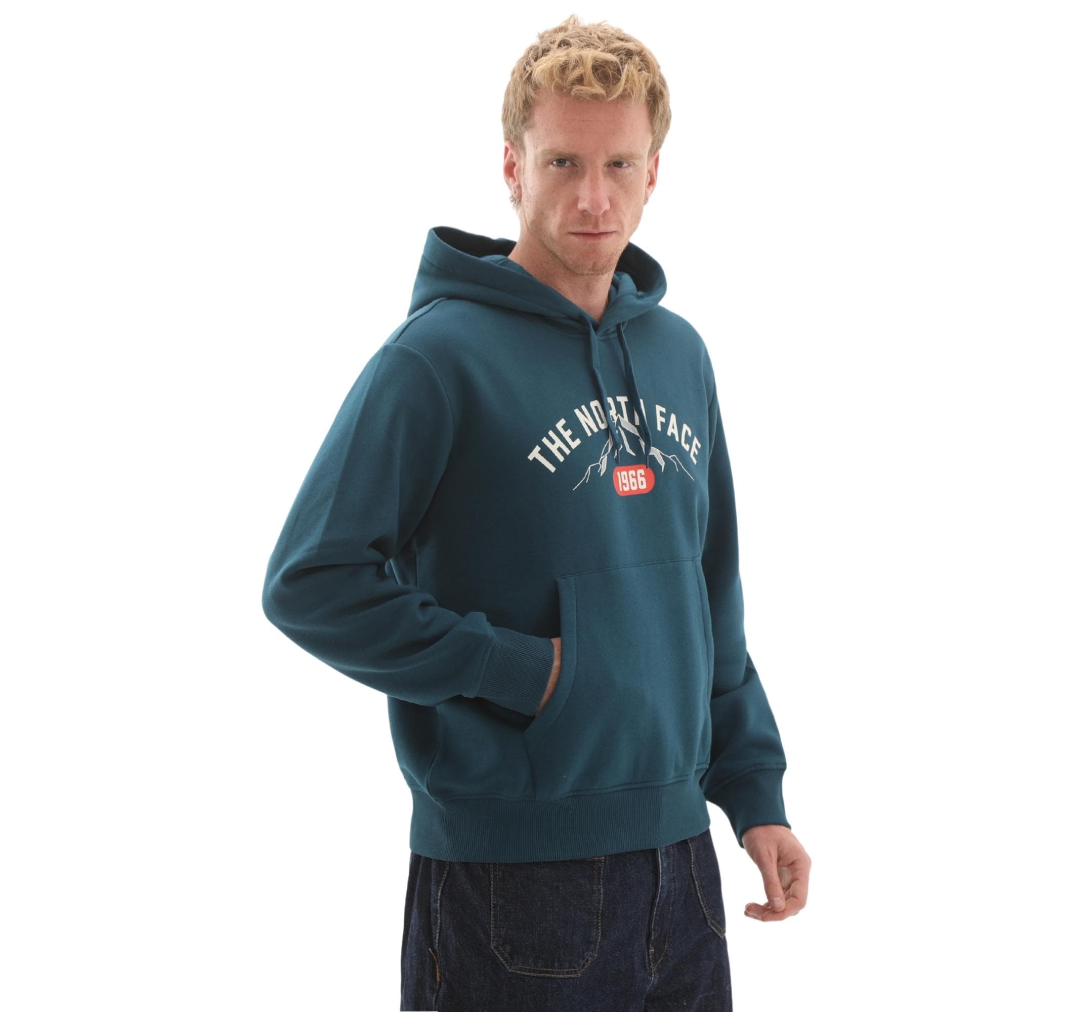 The North Face The North Face M Varsıty Graphıc Relaxed Hooded Sweatsh Erkek Sweatshirt Lacivert - 3