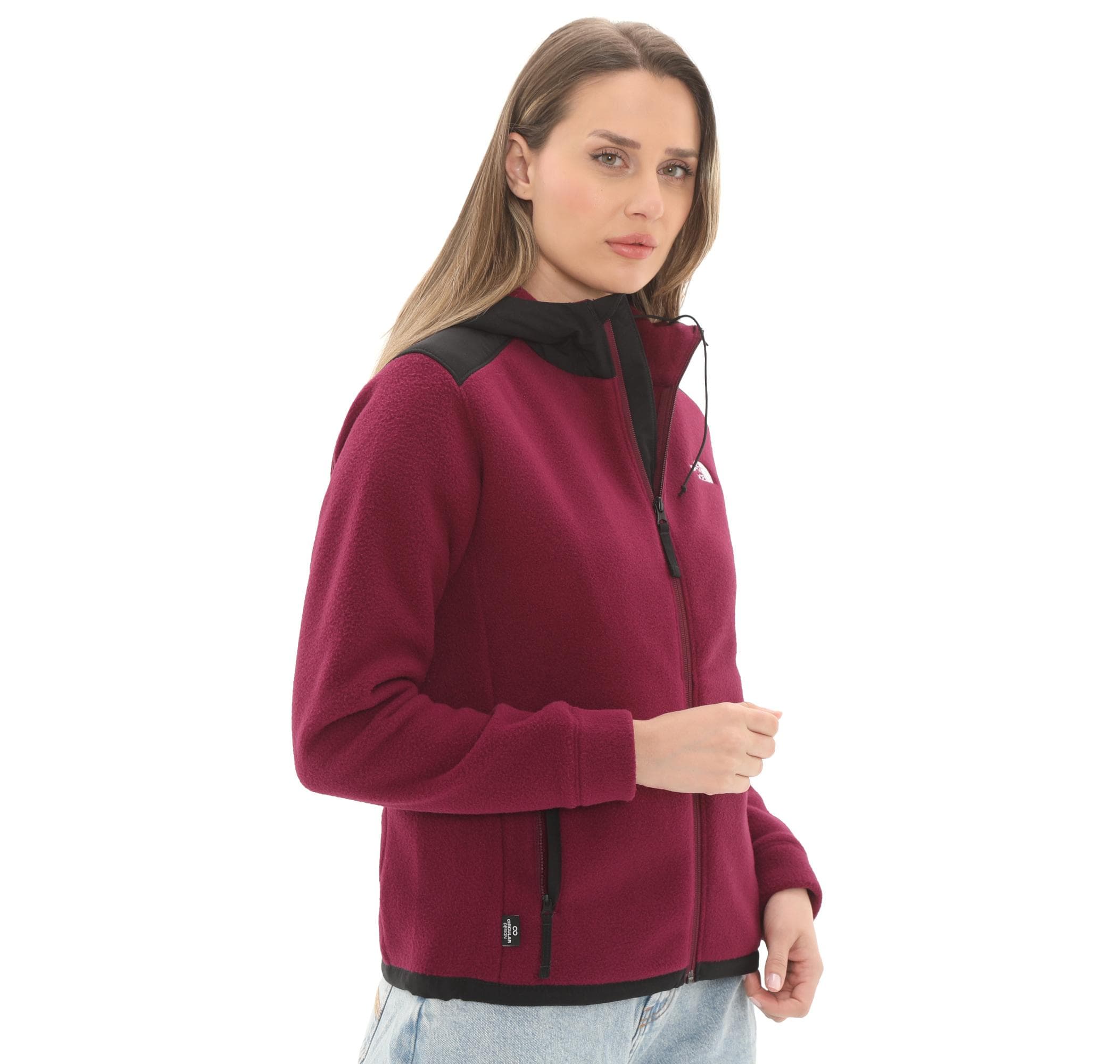 The North Face The North Face W Alpıne Polartec 200 F-Z Hooded Jacket Kadın Ceket Mor - 3
