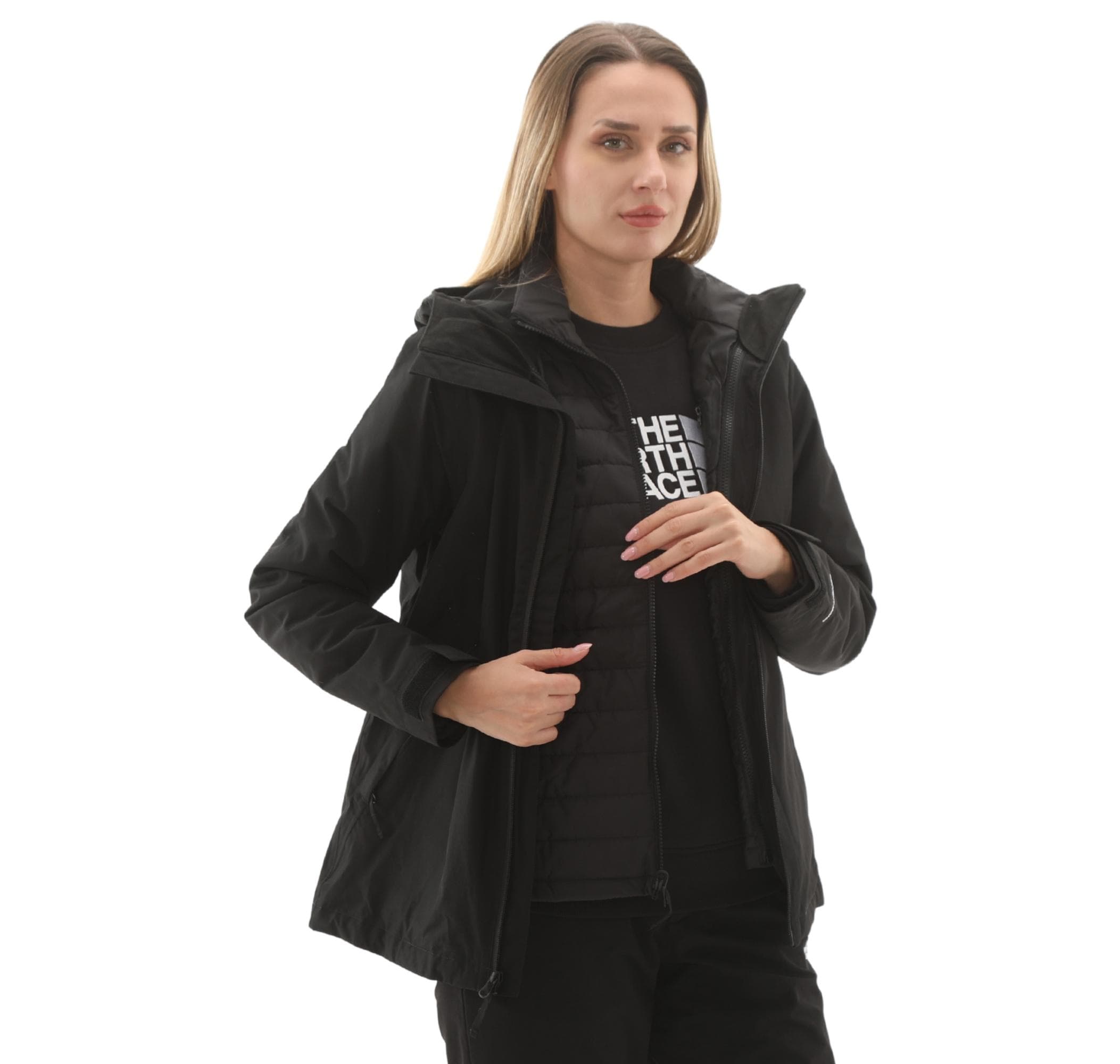 The North Face The North Face W Carto Mono Trıclımate Hooded Jacket Kadın Mont Siyah - 6