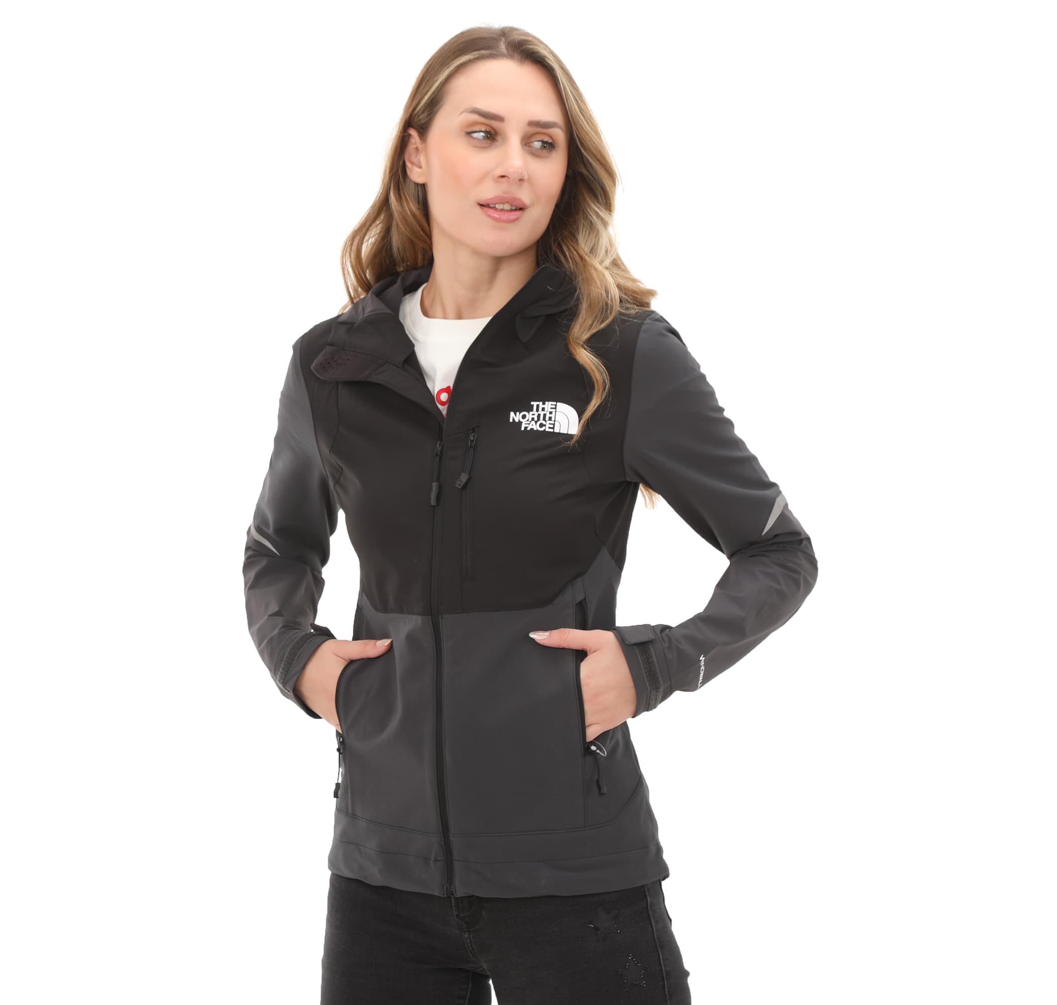 The North Face The North Face W Dawn Turn Hybrıd Softshell Jacket Kadın Yağmurluk-Rüzgarlık Siyah - 2