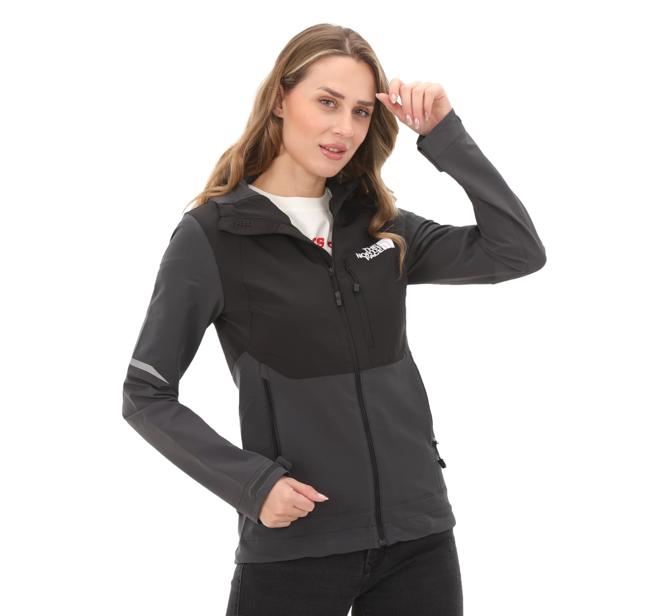 The North Face The North Face W Dawn Turn Hybrıd Softshell Jacket Kadın Yağmurluk-Rüzgarlık Siyah - 3