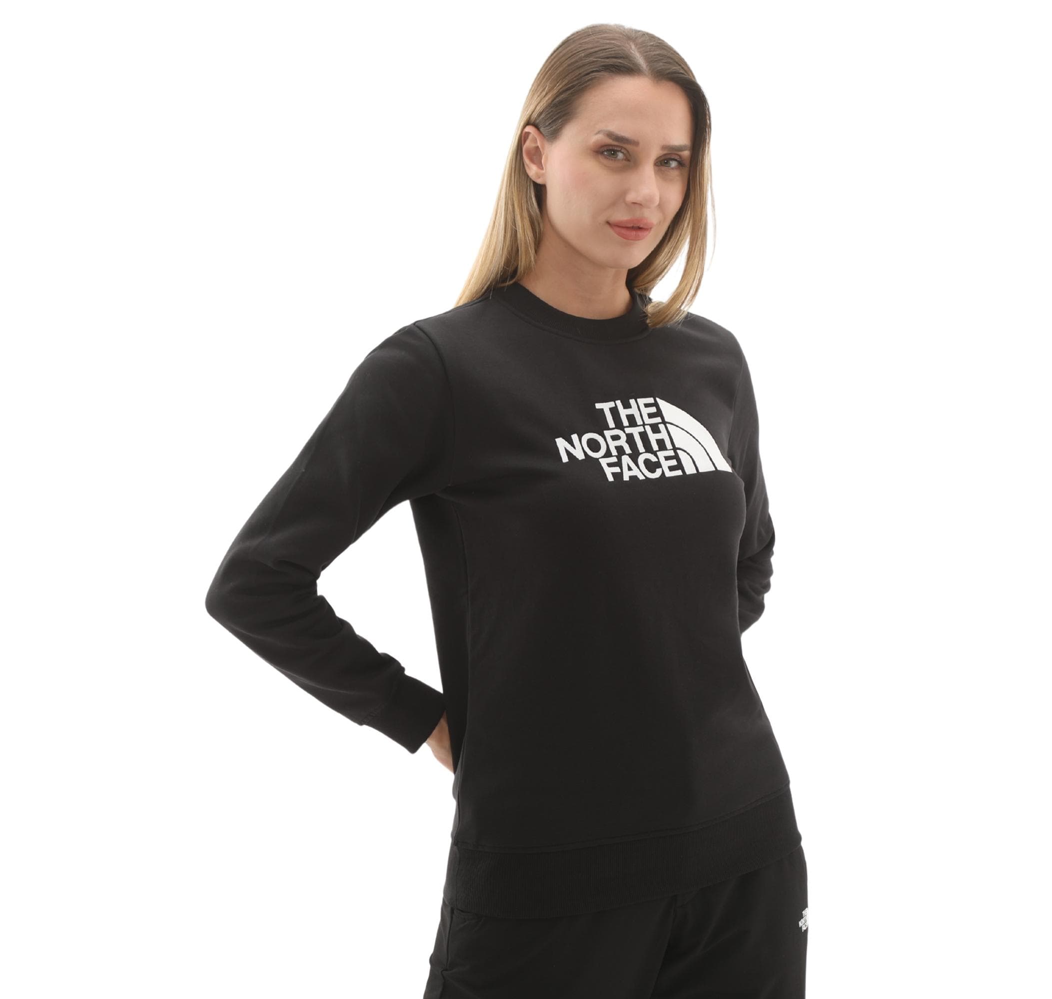 The North Face The North Face W Drew Peak Crew Kadın Sweatshirt Siyah - 3
