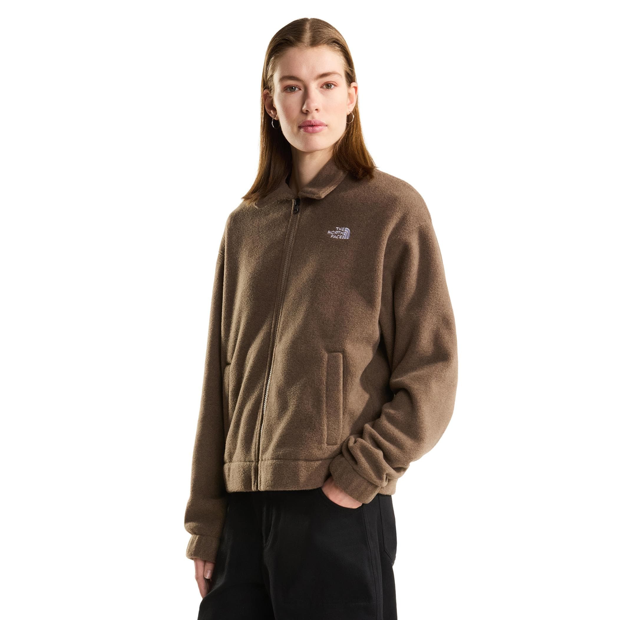 The North Face The North Face W Fleece Collared Jacket Kadın Kahve