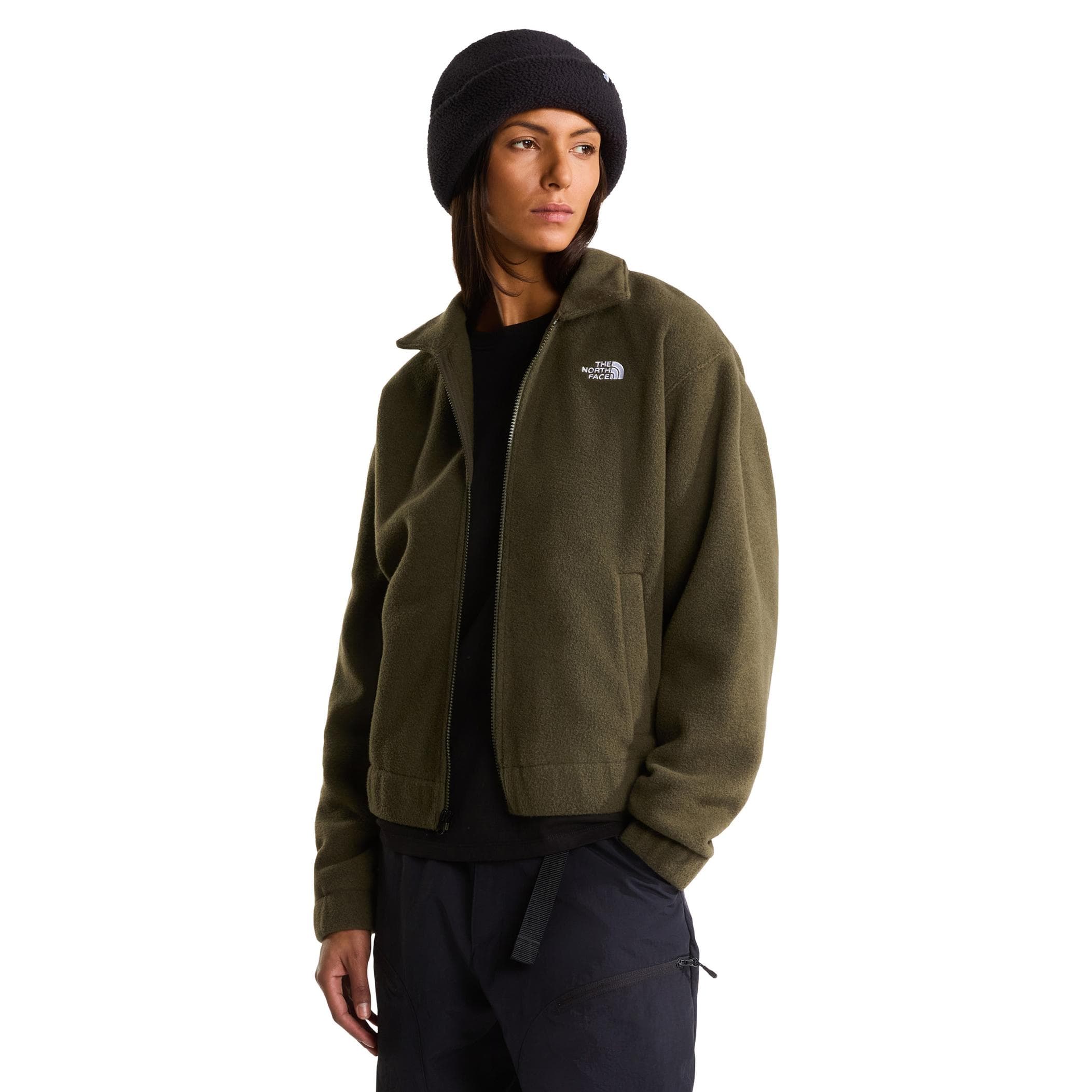 The North Face The North Face W Fleece Collared Jacket Kadın Mont Yeşil - 2
