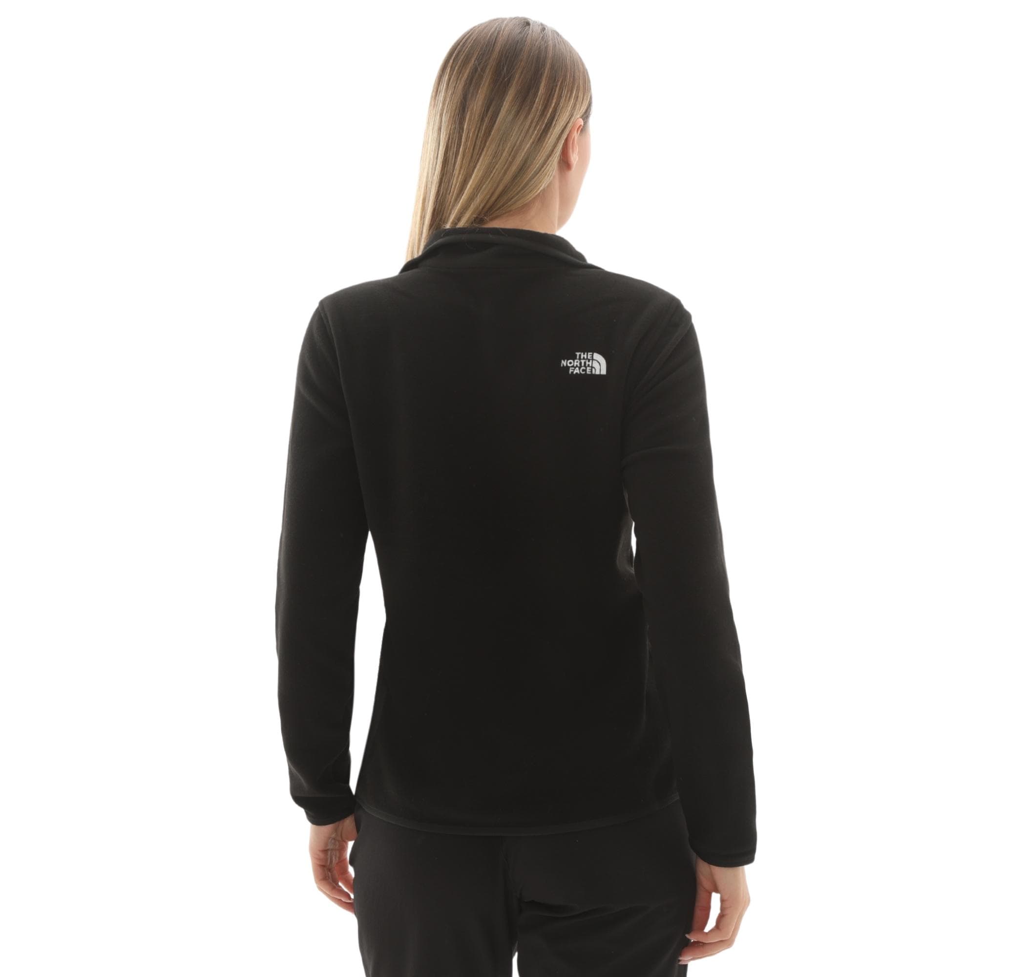 The North Face The North Face W Glacıer Fleece 1-4 Zıp Jacket Kadın Sweatshirt Siyah - 4