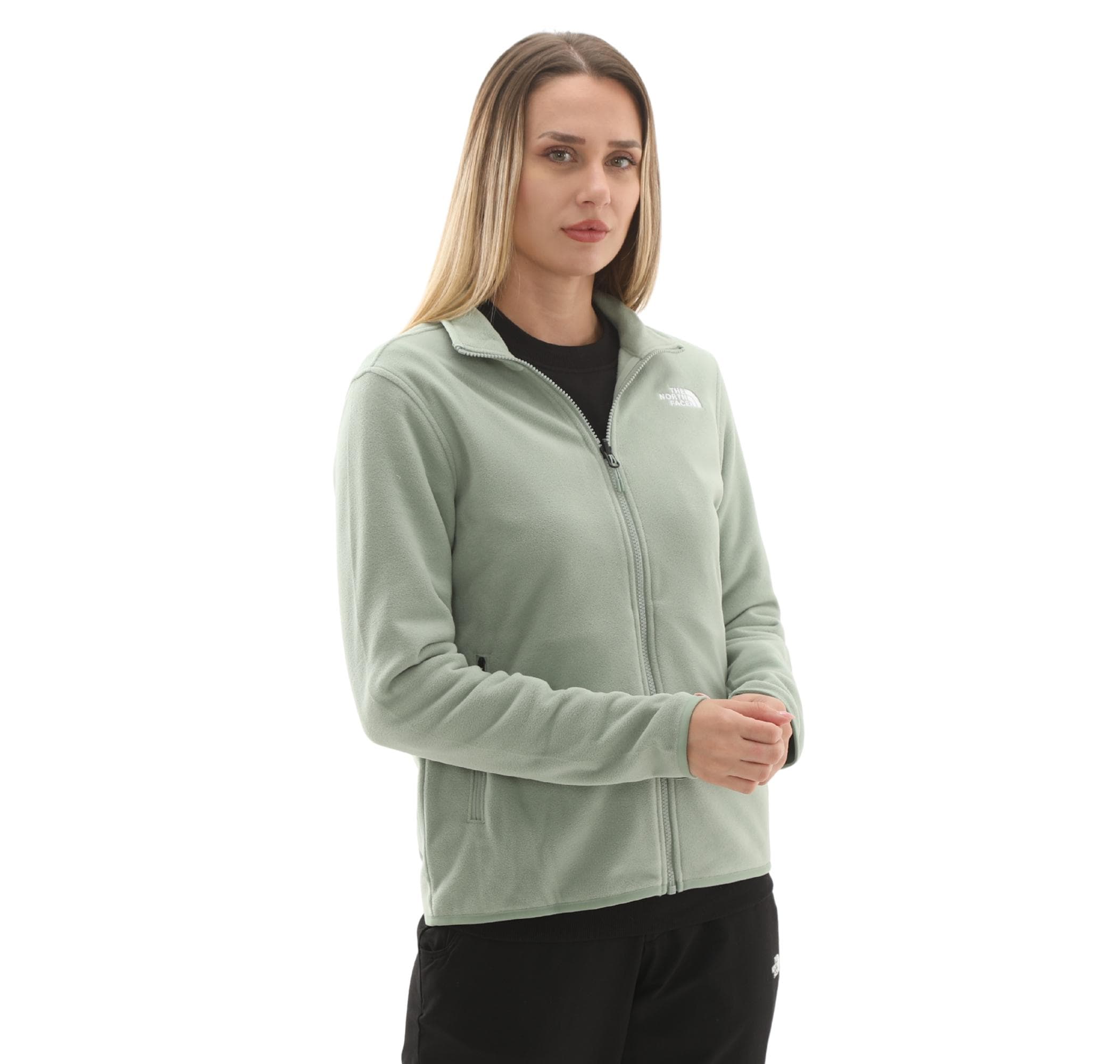 The North Face The North Face W Glacıer Fleece Jacket Kadın Ceket Yeşil - 3