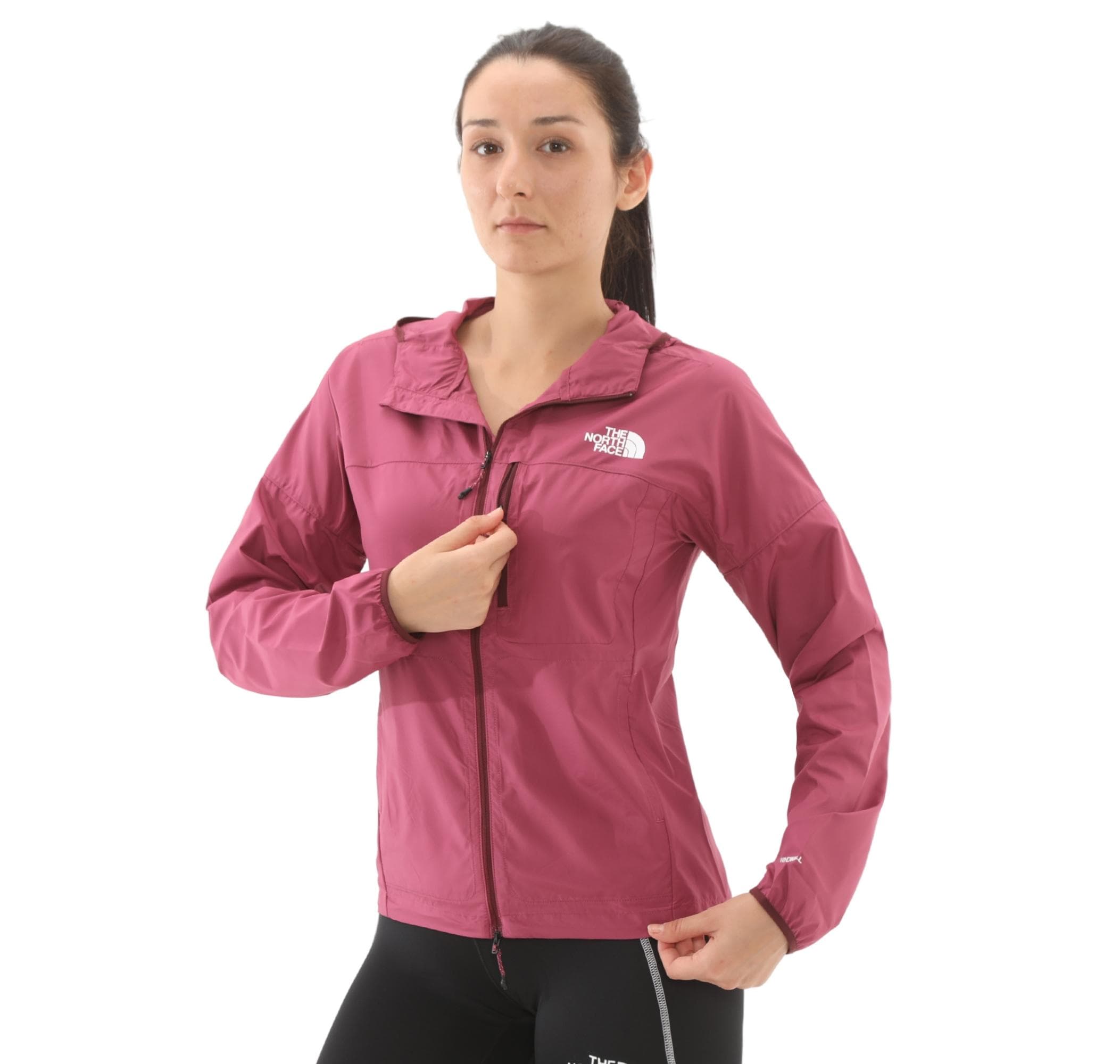 The North Face The North Face W Hıgher Run Wınd Jacket Kadın Yağmurluk-Rüzgarlık Bordo - 2