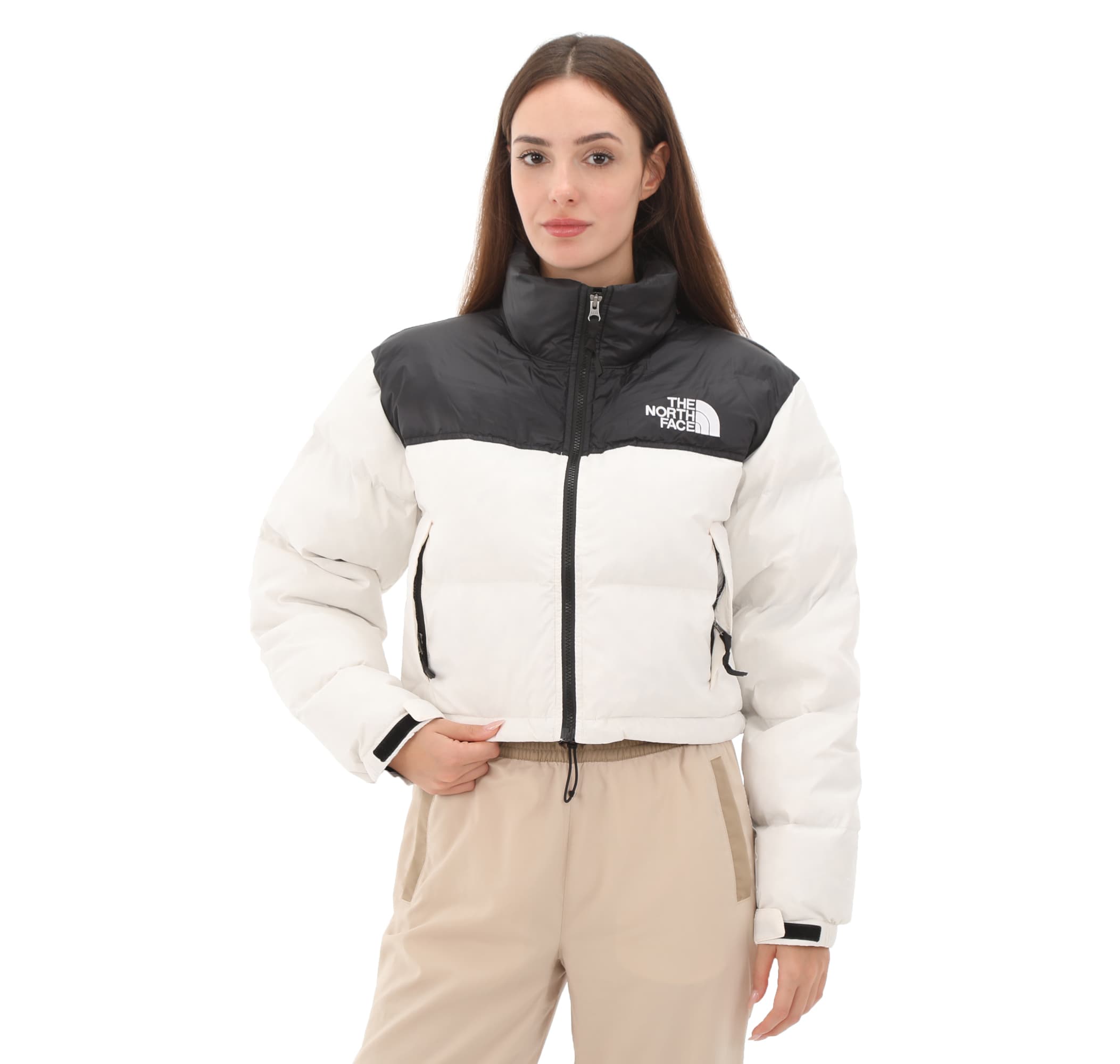 The North Face The North Face W Nuptse Short Jacket Kadın Mont Beyaz