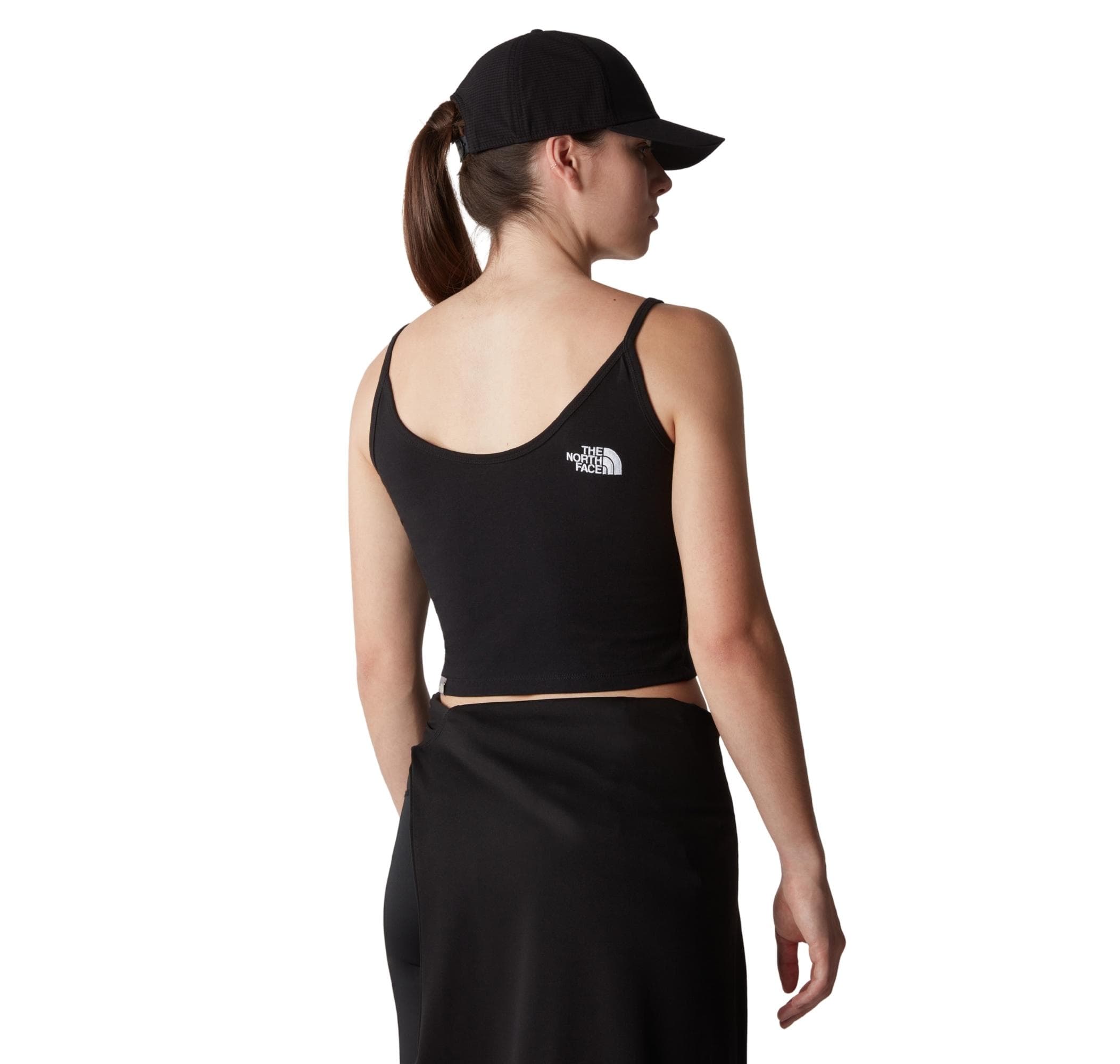 The North Face The North Face W Sımple Dome Slım Crop Tank Kadın T-Shirt Siyah - 3