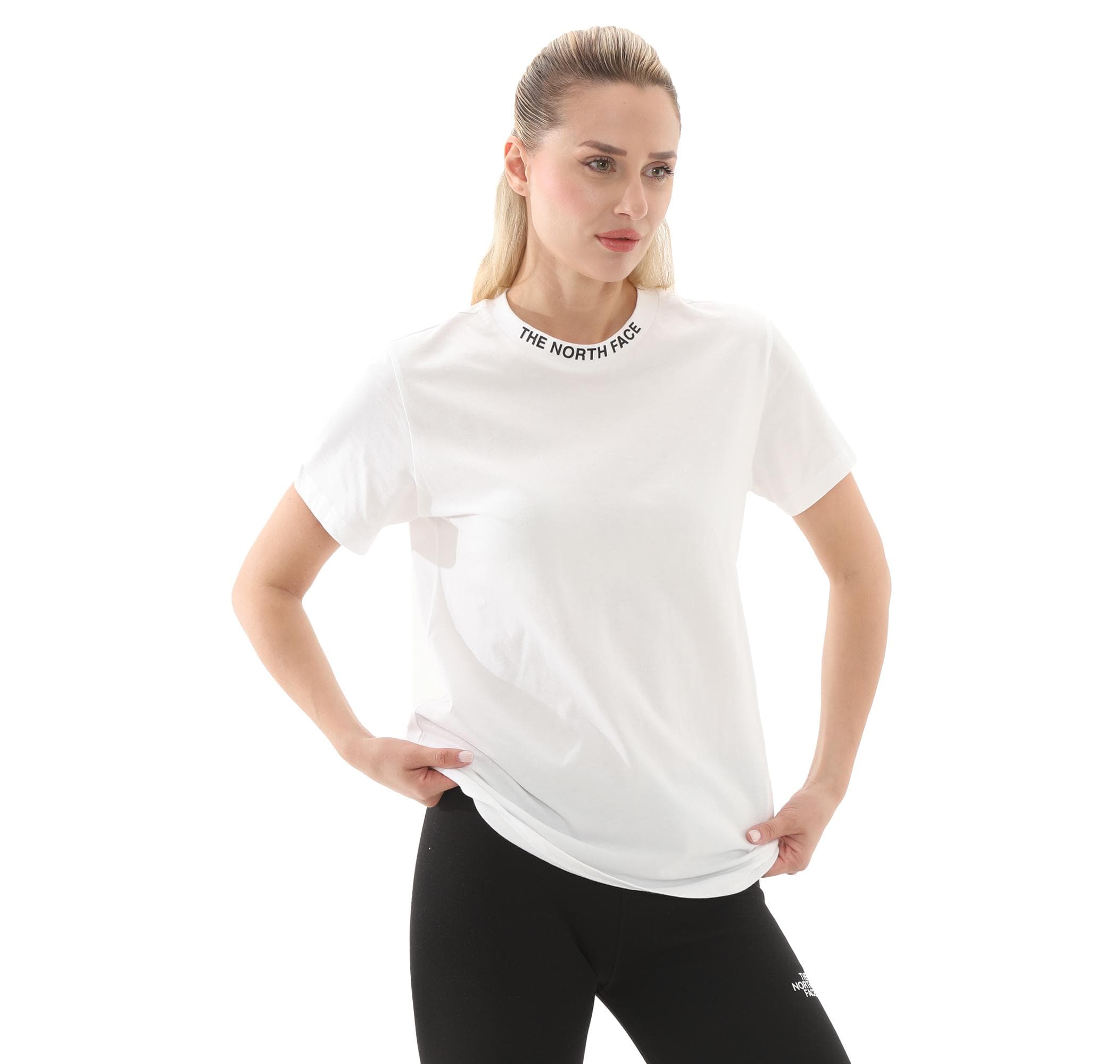 The North Face The North Face W Ss Zumu Relaxed Tee Kadın T-Shirt Beyaz - 3