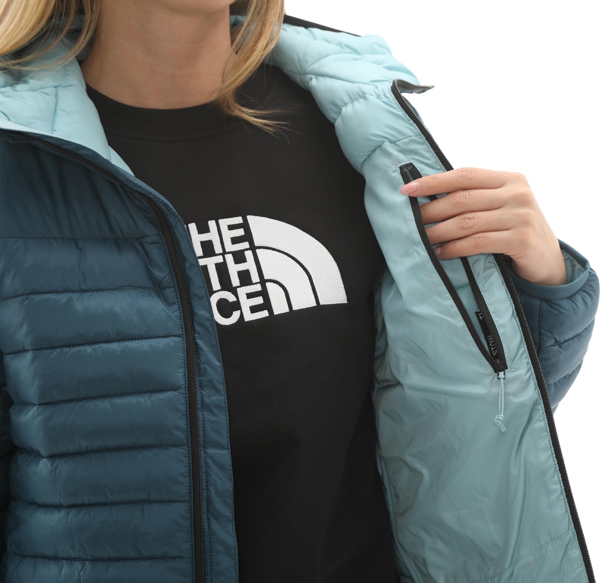 The North Face The North Face W Terra Peak Hoodıe Kadın Ceket Mavi - 5