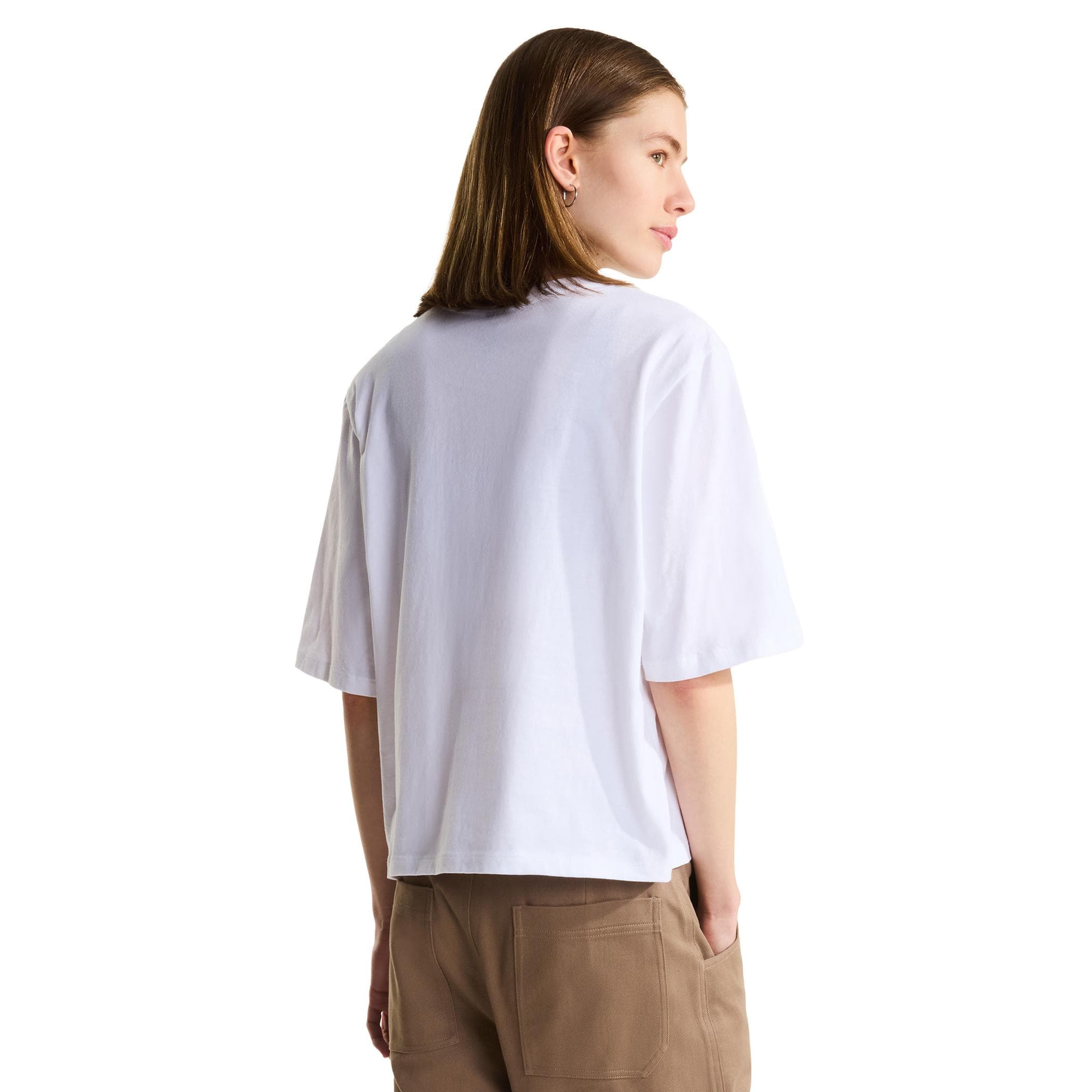 The North Face The North Face W Tnf Essentıal Sımple Dome Boxy Rlx Ss Kadın T-Shirt Beyaz - 2