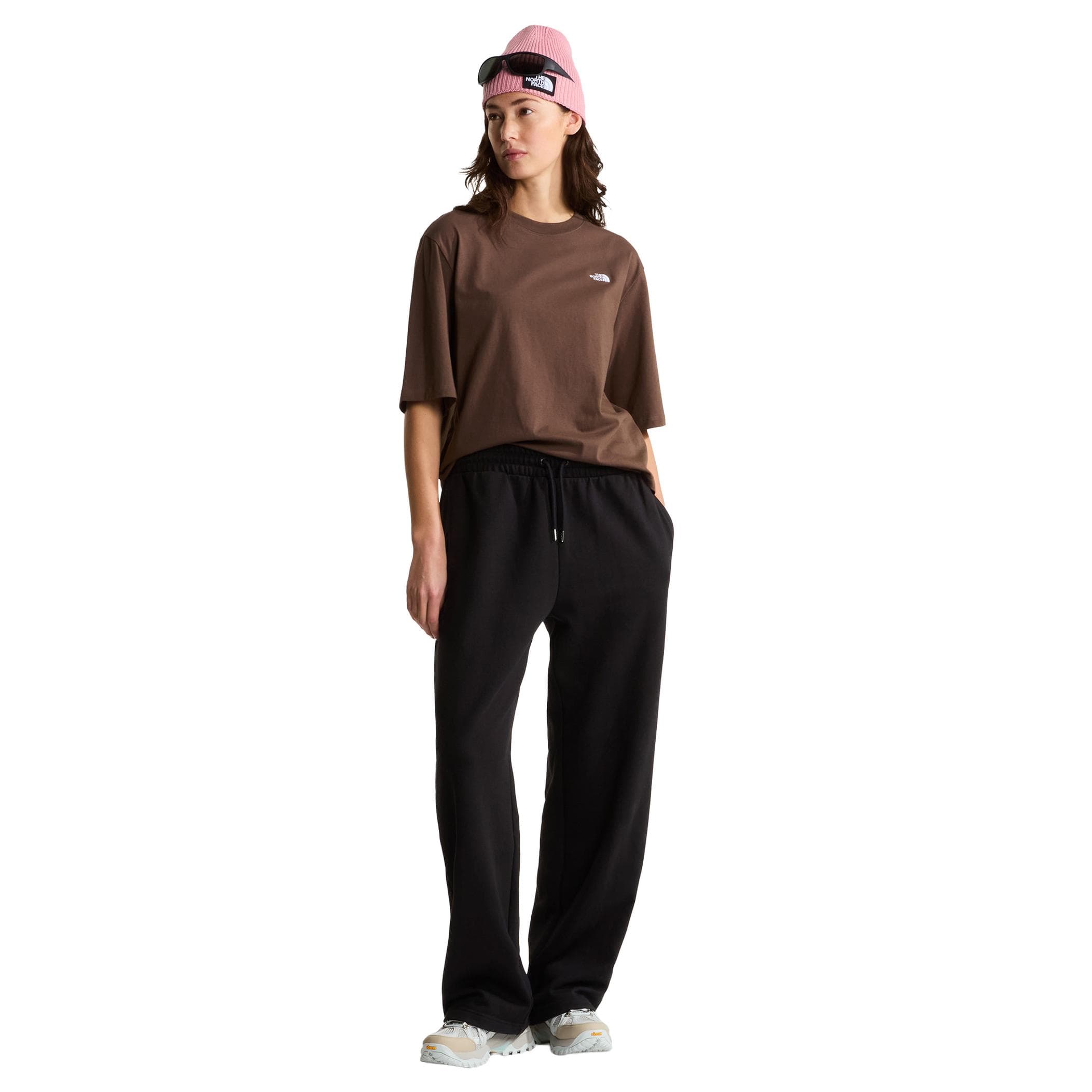 The North Face The North Face W Tnf Essentıal Sımple Dome Boxy Rlx Ss Kadın T-Shirt Kahve - 3
