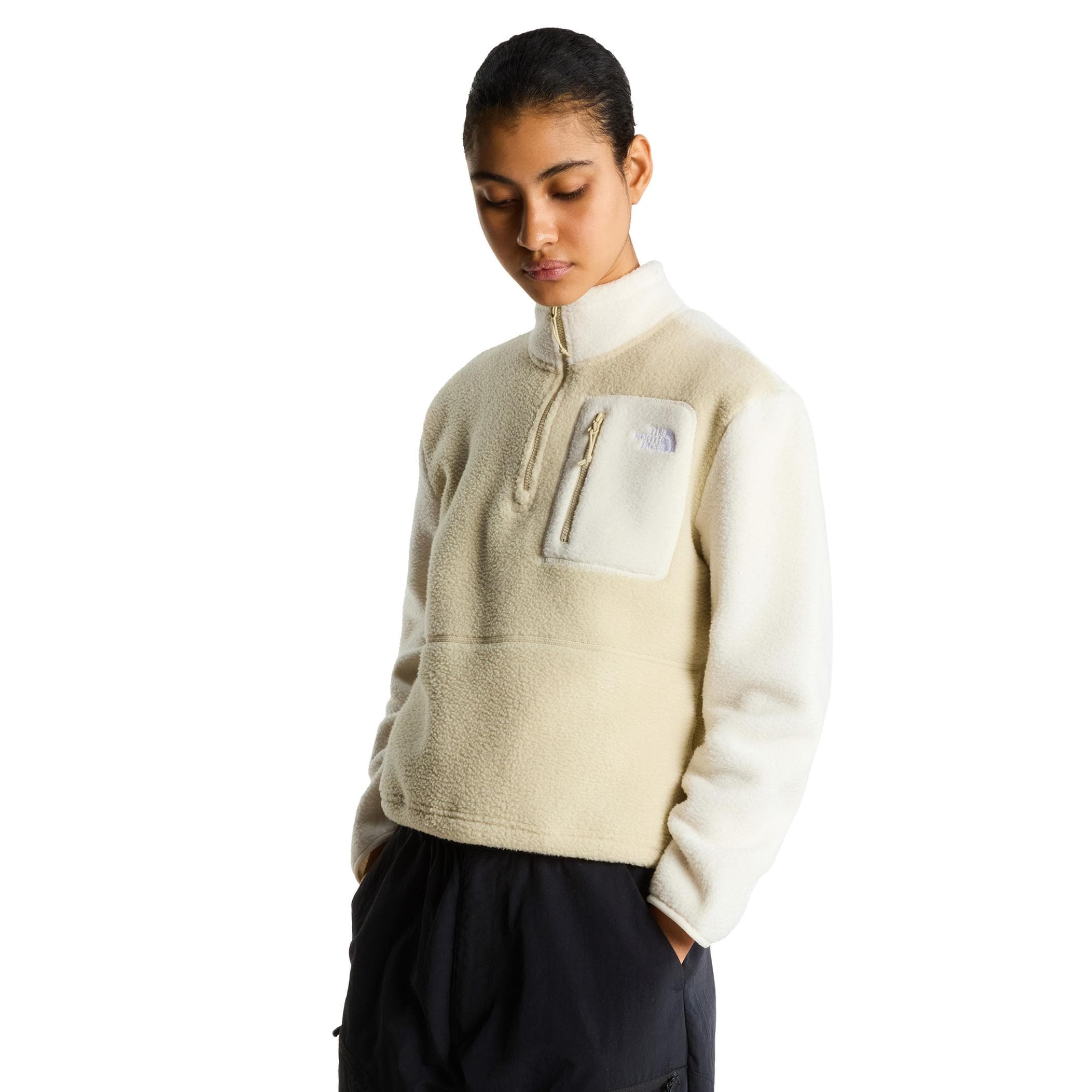 The North Face The North Face W Yumıorı 1-4 Zıp Kadın Sweatshirt Beyaz