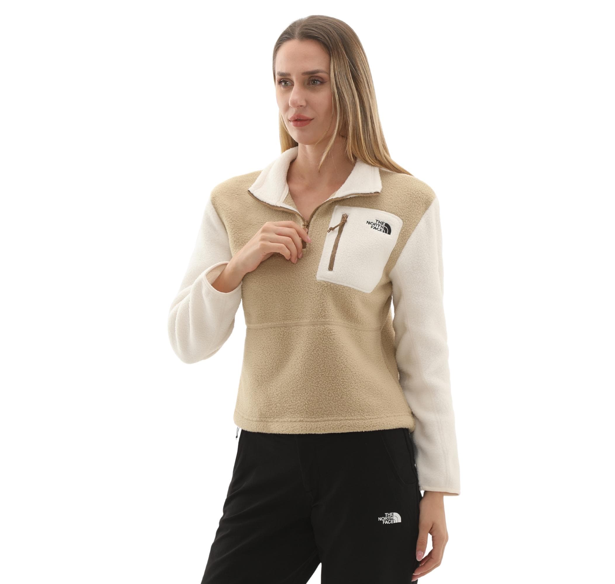 The North Face The North Face W Yumıorı 1-4 Zıp Kadın Sweatshirt Sütlü Kahve - 3
