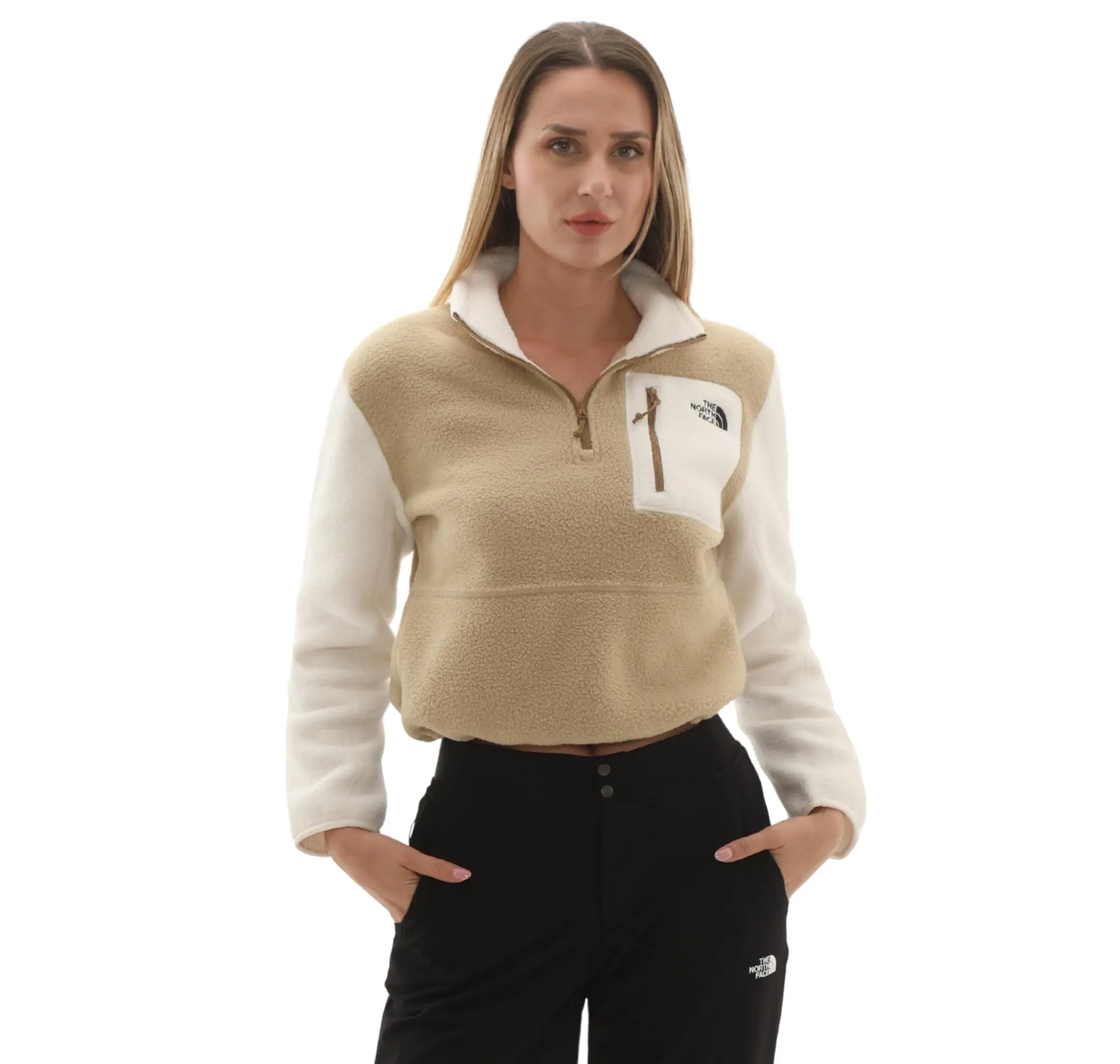 The North Face The North Face W Yumıorı 1-4 Zıp Kadın Sweatshirt Sütlü Kahve - 4