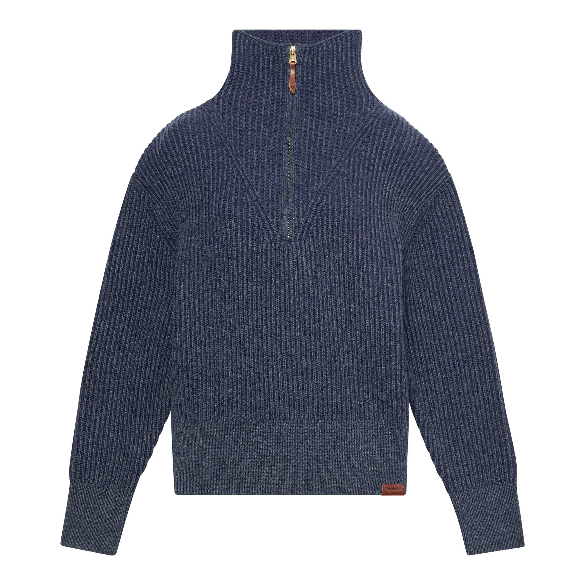 Timberland Timberland 1-4 Zip Chunky Sweater Kadın Sweatshirt