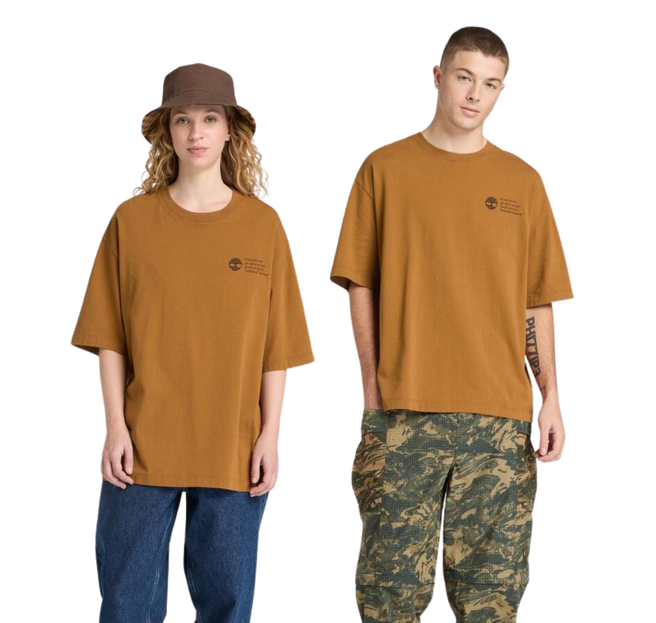 Timberland Timberland Archive Boot" Tee Erkek T-Shirt Kahve - 2