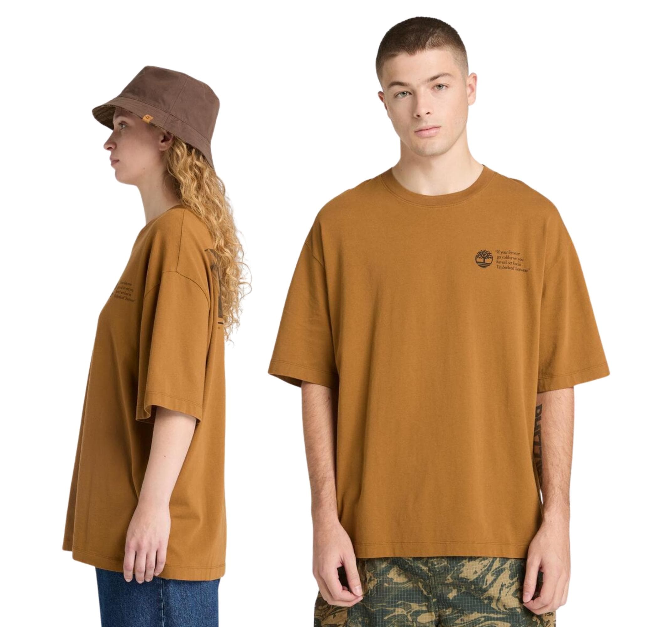 Timberland Timberland Archive Boot" Tee Erkek T-Shirt Kahve - 3