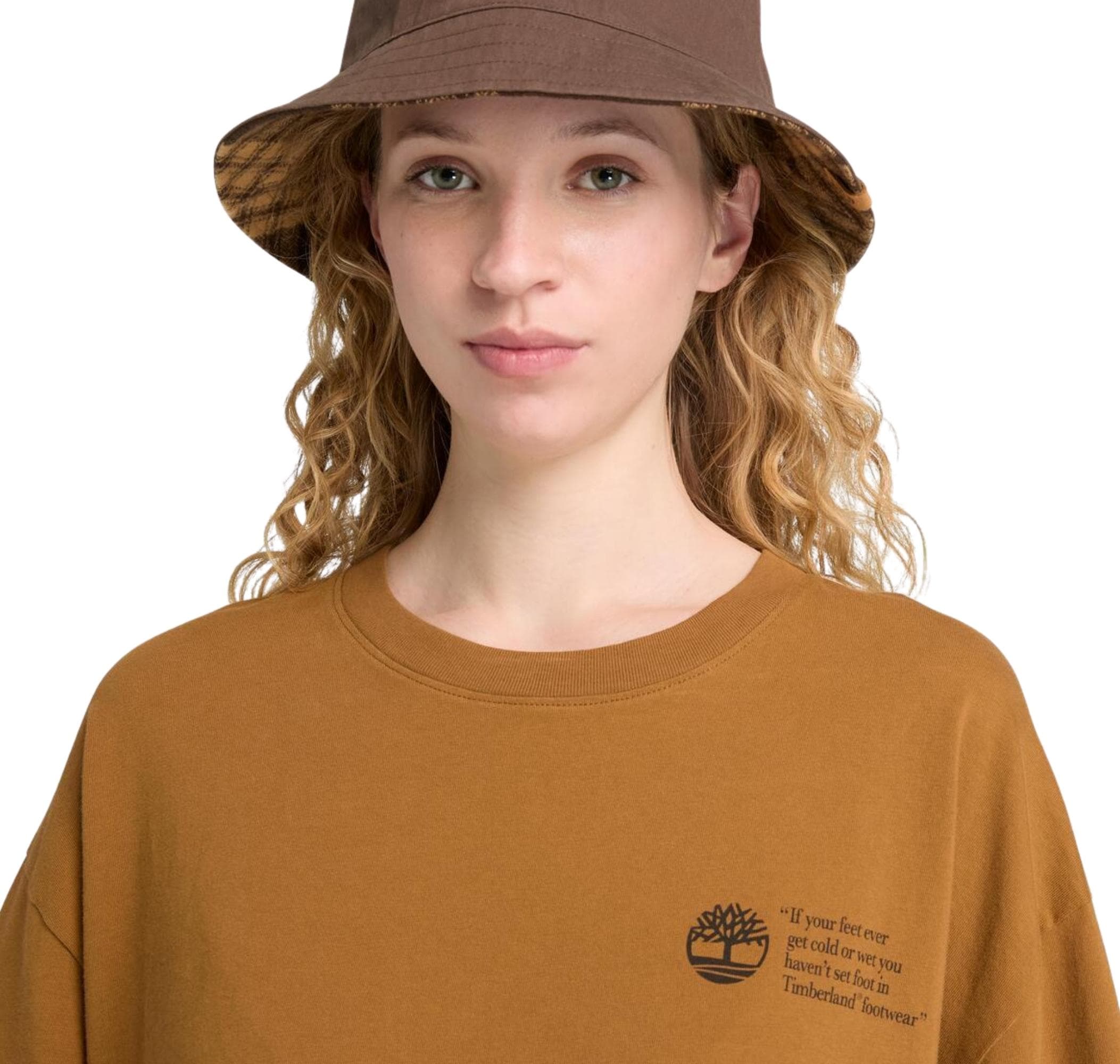 Timberland Timberland Archive Boot" Tee Erkek T-Shirt Kahve - 5