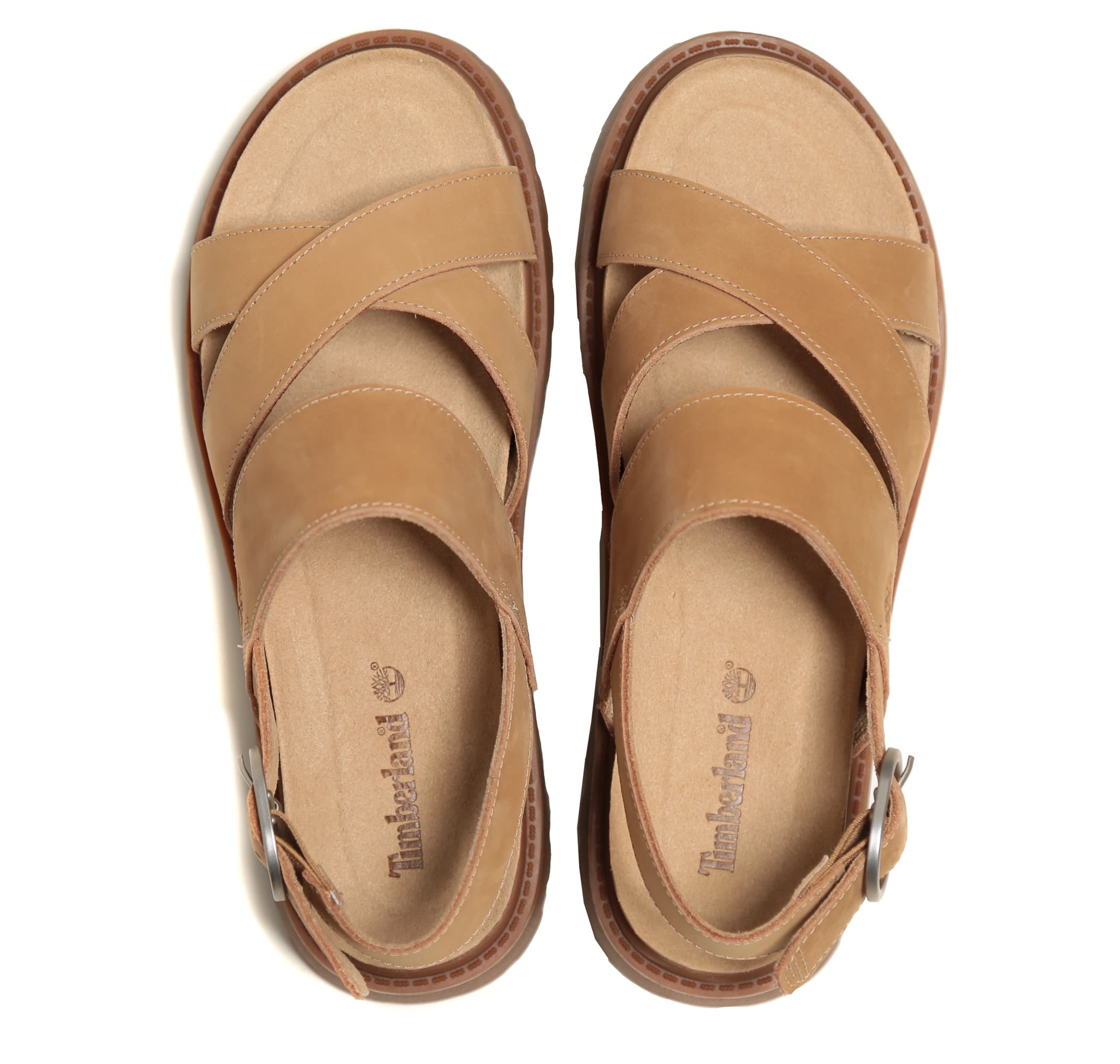 Timberland Timberland Backstrap Sandal Kadın Sandalet Kahve