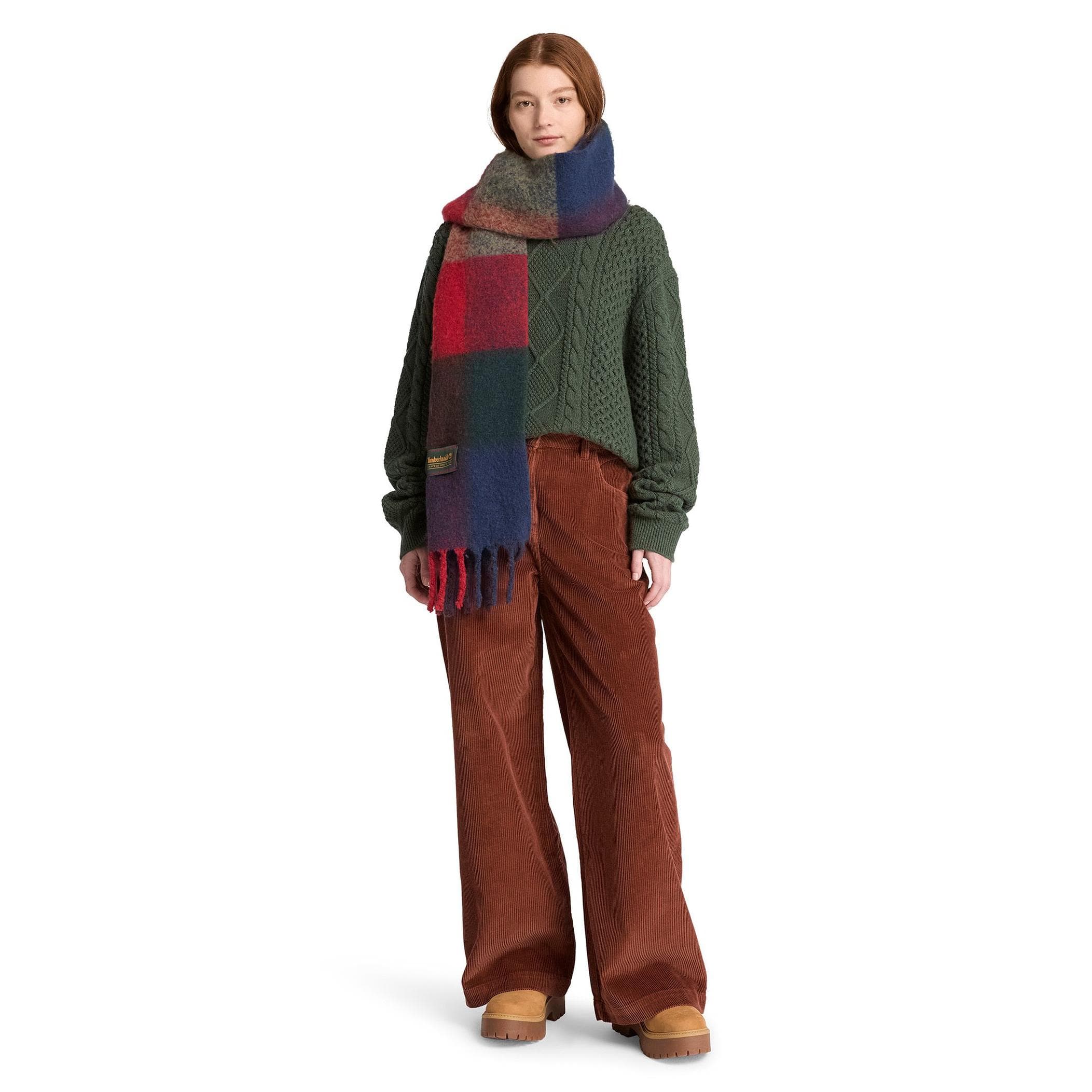 Timberland Timberland Corduroy Wide-Leg Pants Kadın Pantolon Kahve - 4