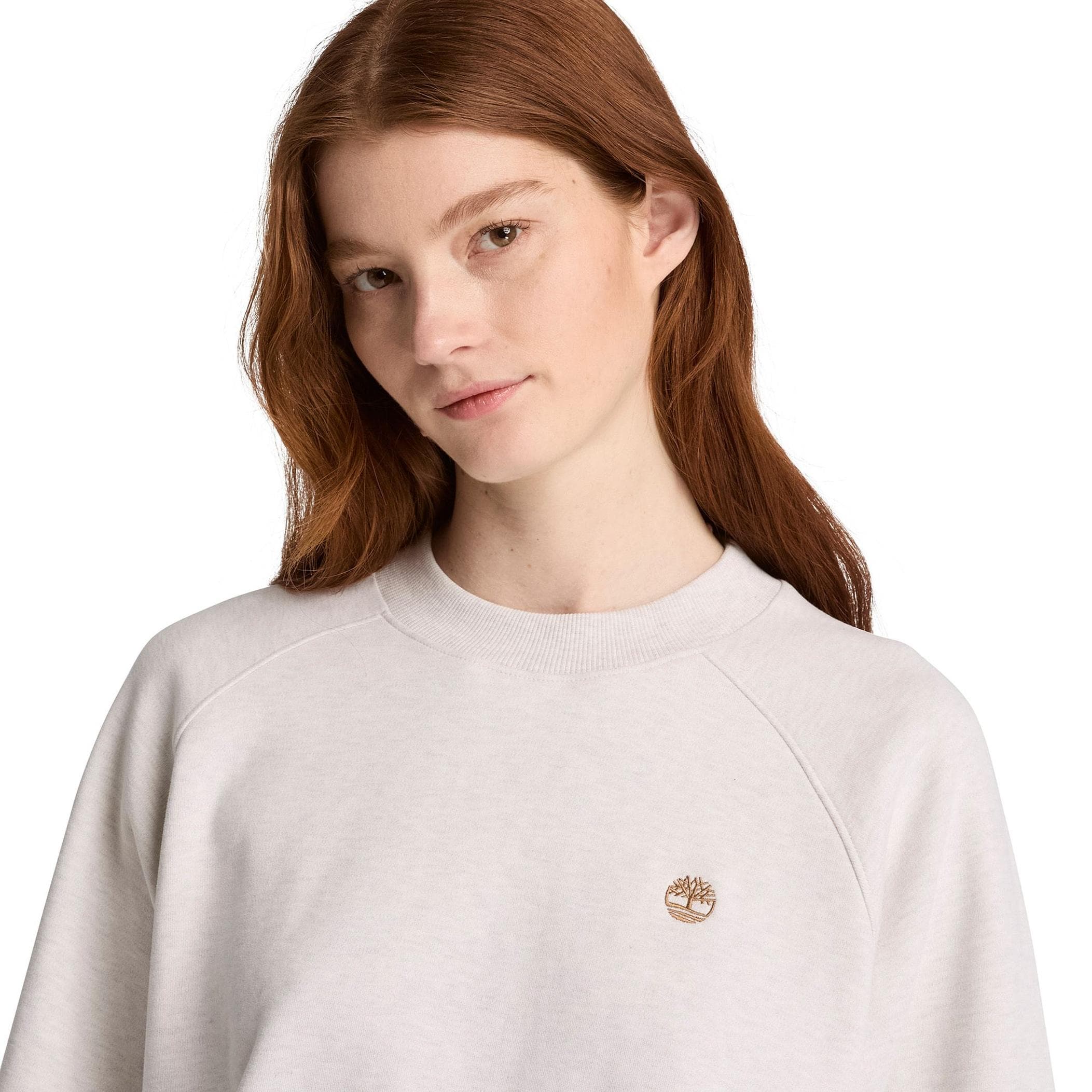 Timberland Timberland Crafted Crew Sweatshirt Kadın Sweatshirt Krem - 3