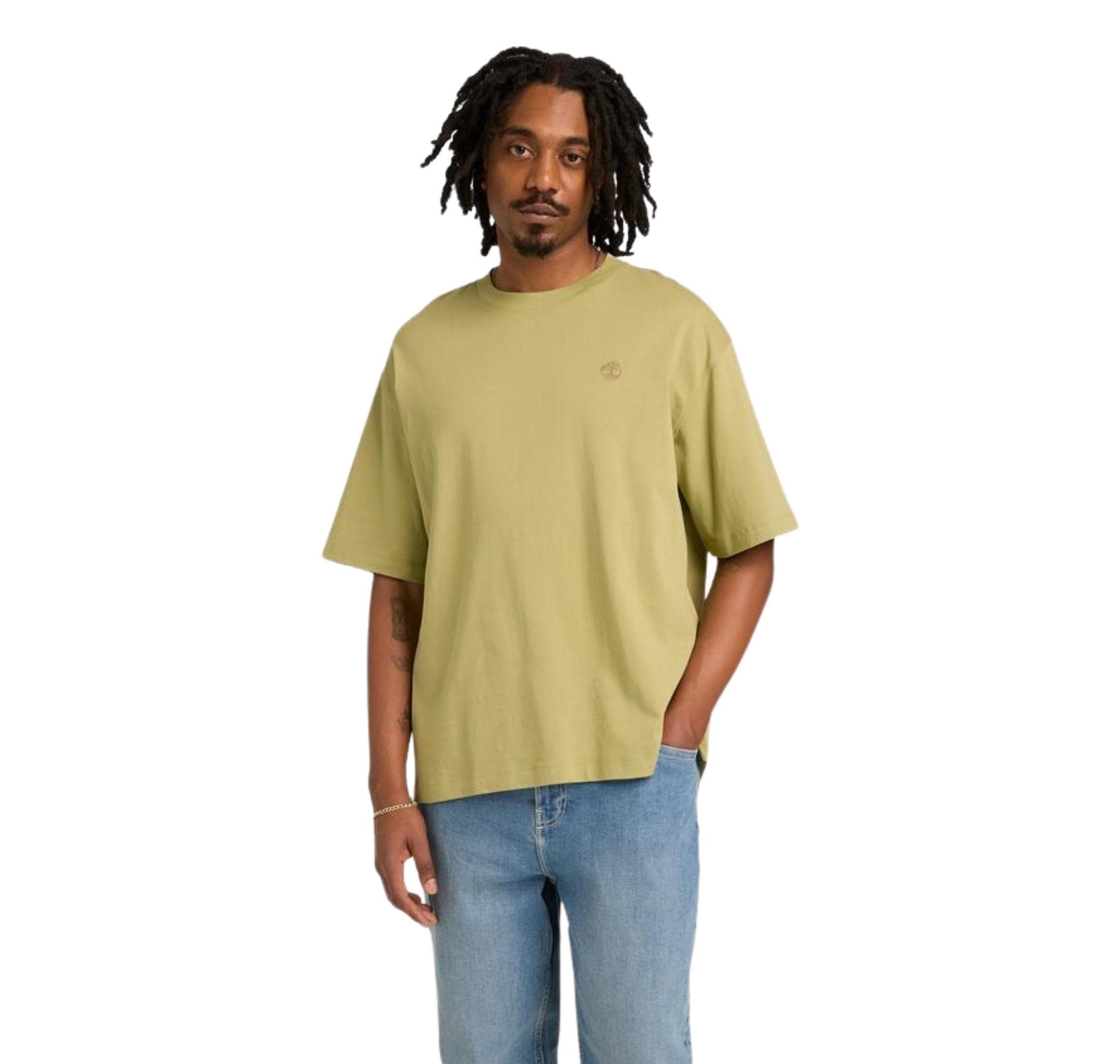Timberland Timberland Dunstan Rıver Short Sleeve Tee Erkek T-Shirt Yeşil - 4