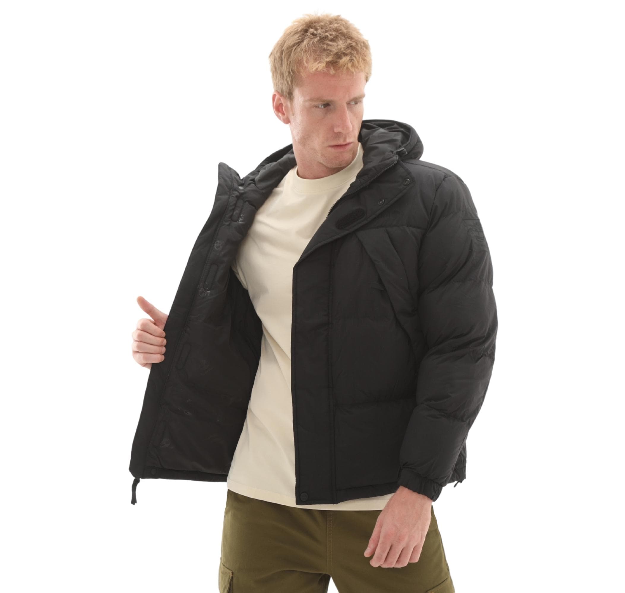 Timberland Timberland Durable Water Repellent Puffer Jacket Erkek Mont Siyah - 5