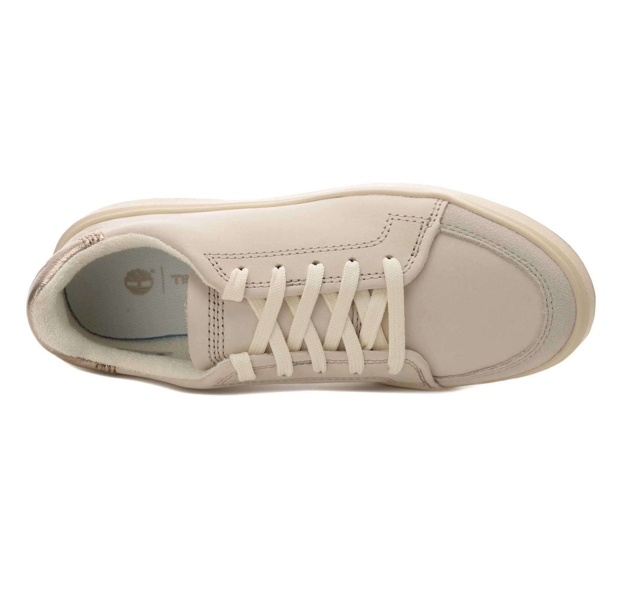 Timberland Timberland Emerson Street Low Lace Up Sneaker Kadın Spor Ayakkabı Krem - 5