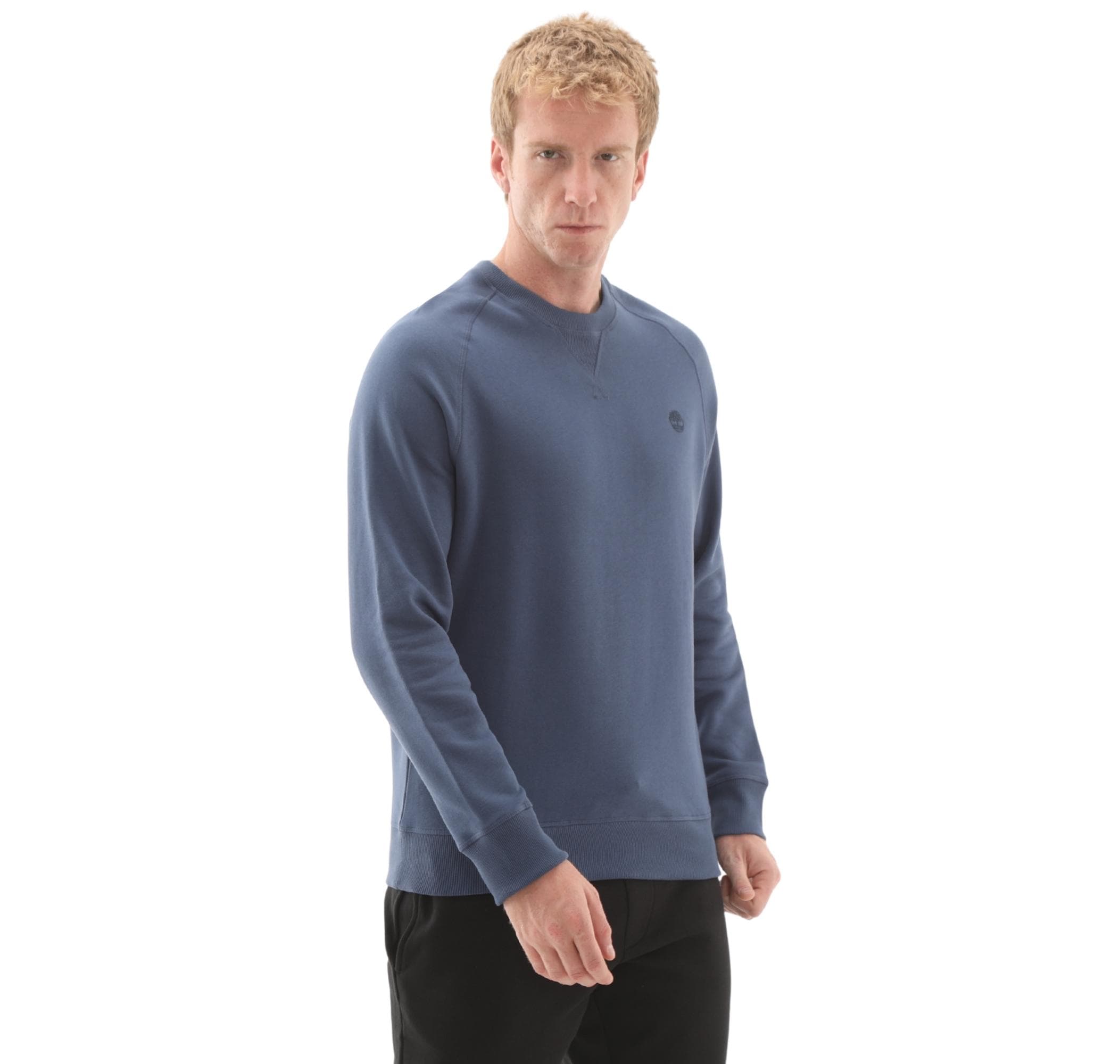 Timberland Timberland Exeter Rıver Brushed Back Crew Sweatshir Erkek Sweatshirt Mavi - 2