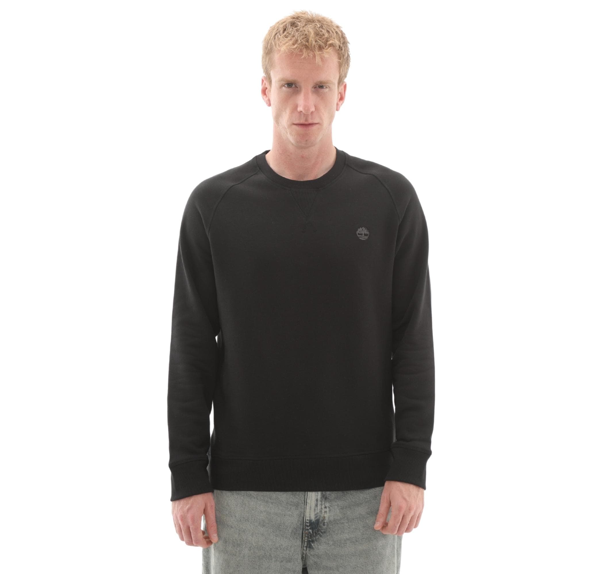 Timberland Timberland Exeter Rıver Brushed Back Crew Sweatshir Erkek Sweatshirt Siyah