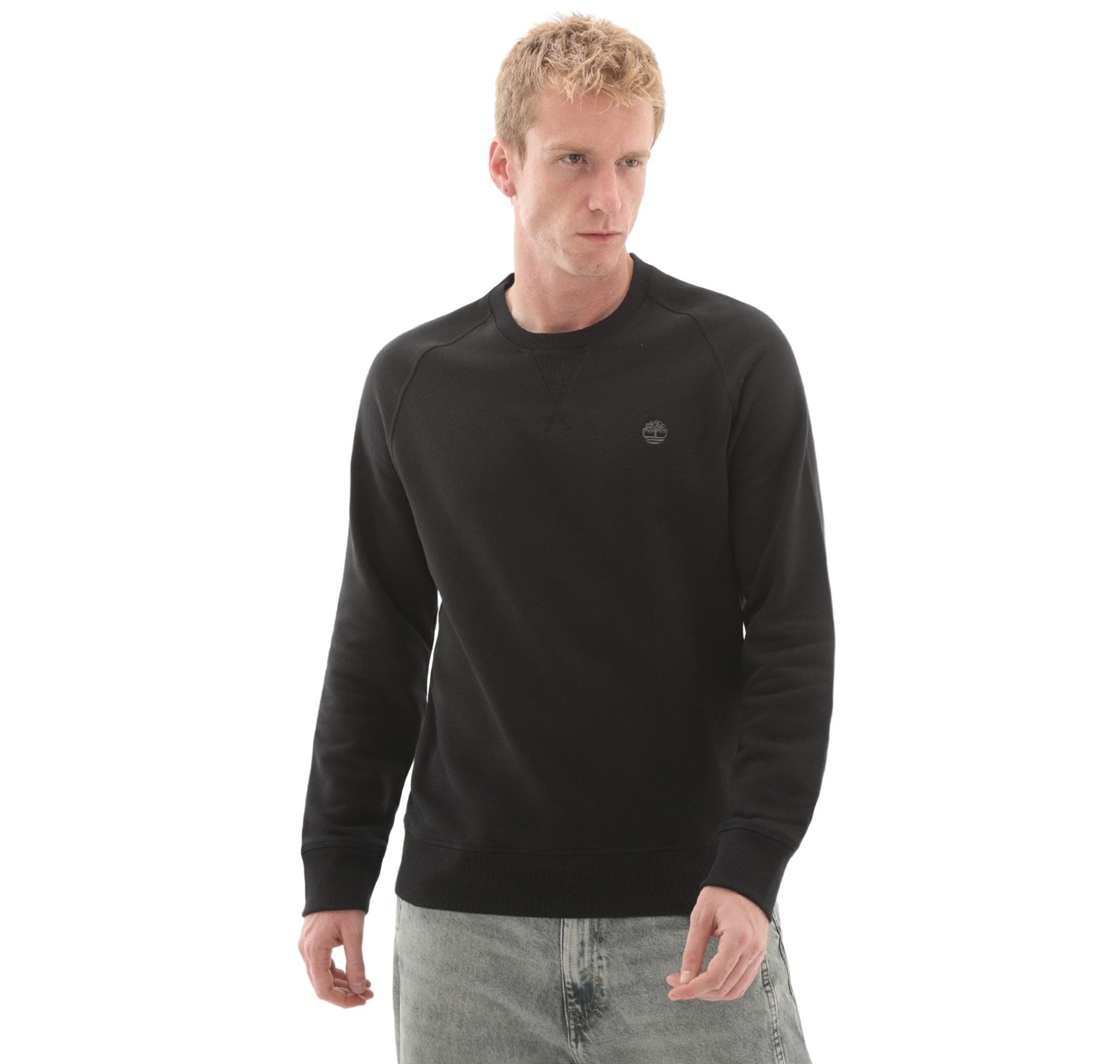 Timberland Timberland Exeter Rıver Brushed Back Crew Sweatshir Erkek Sweatshirt Siyah - 3