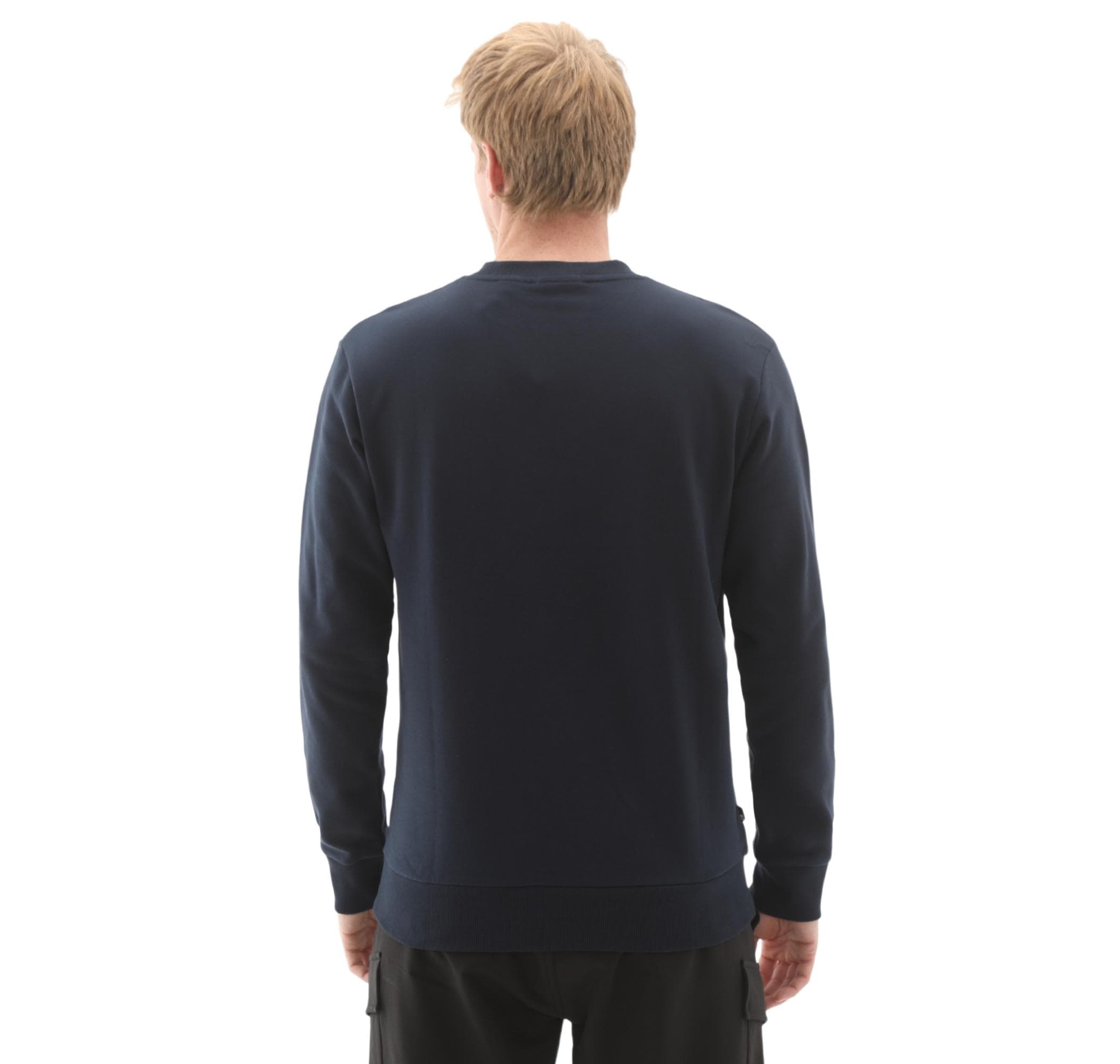 Timberland Timberland Front Seasonal Tree Logo Graphic Crewnec Erkek Sweatshirt Lacivert - 4