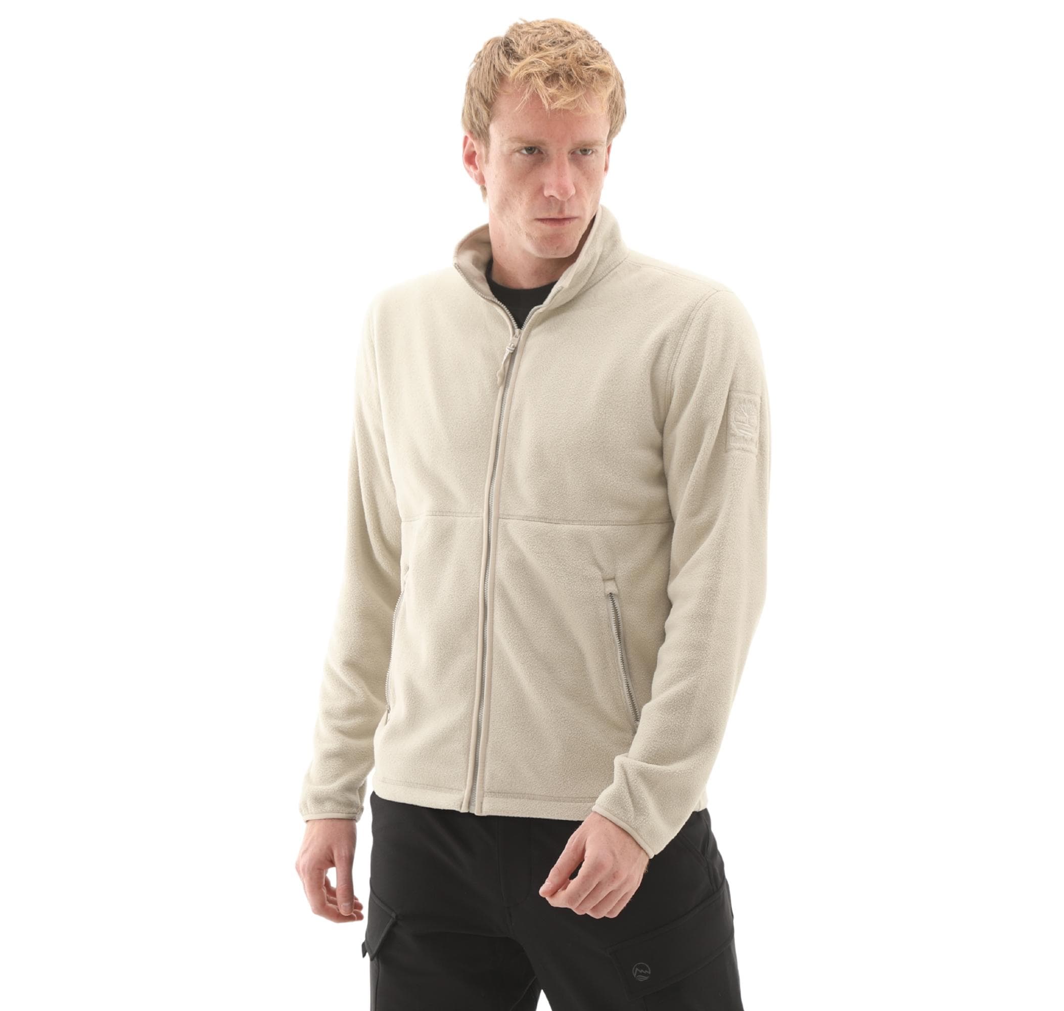 Timberland Timberland Full Zip Polar Fleece Erkek Ceket Krem - 2