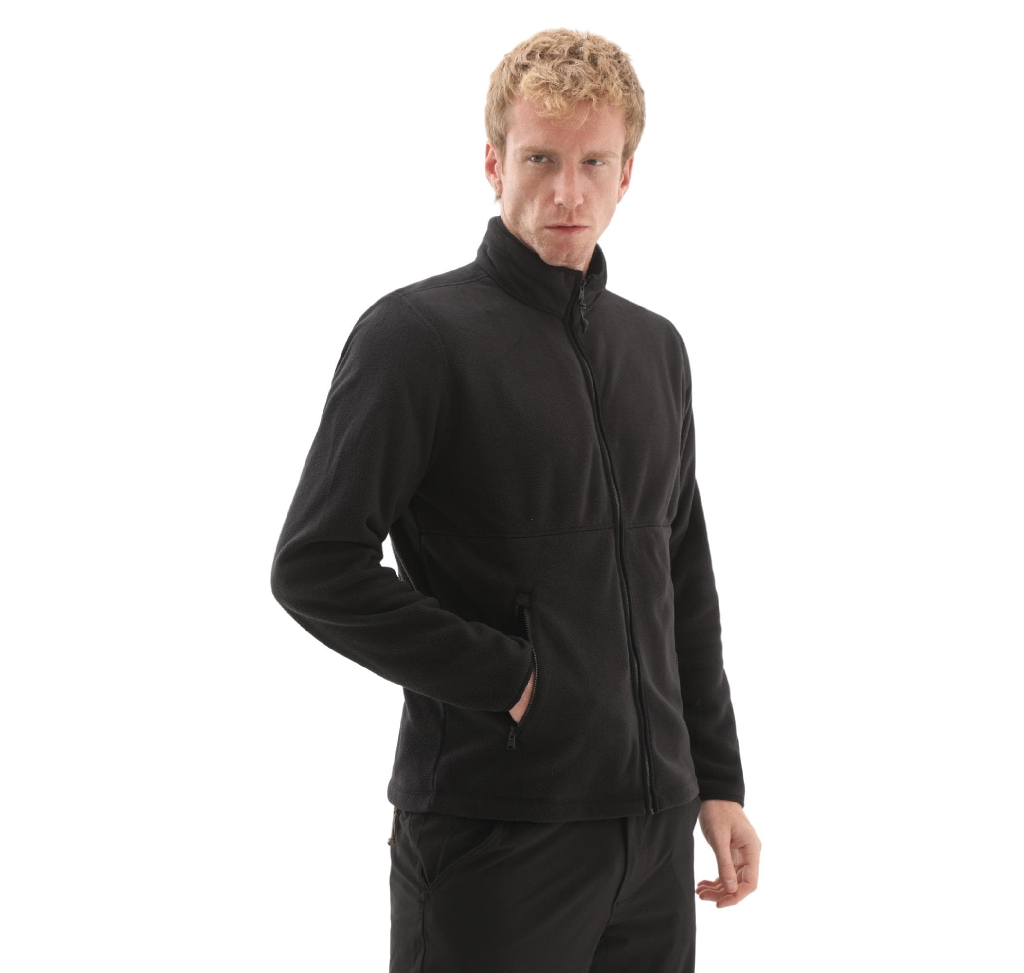 Timberland Timberland Full Zip Polar Fleece Erkek Ceket Siyah - 3