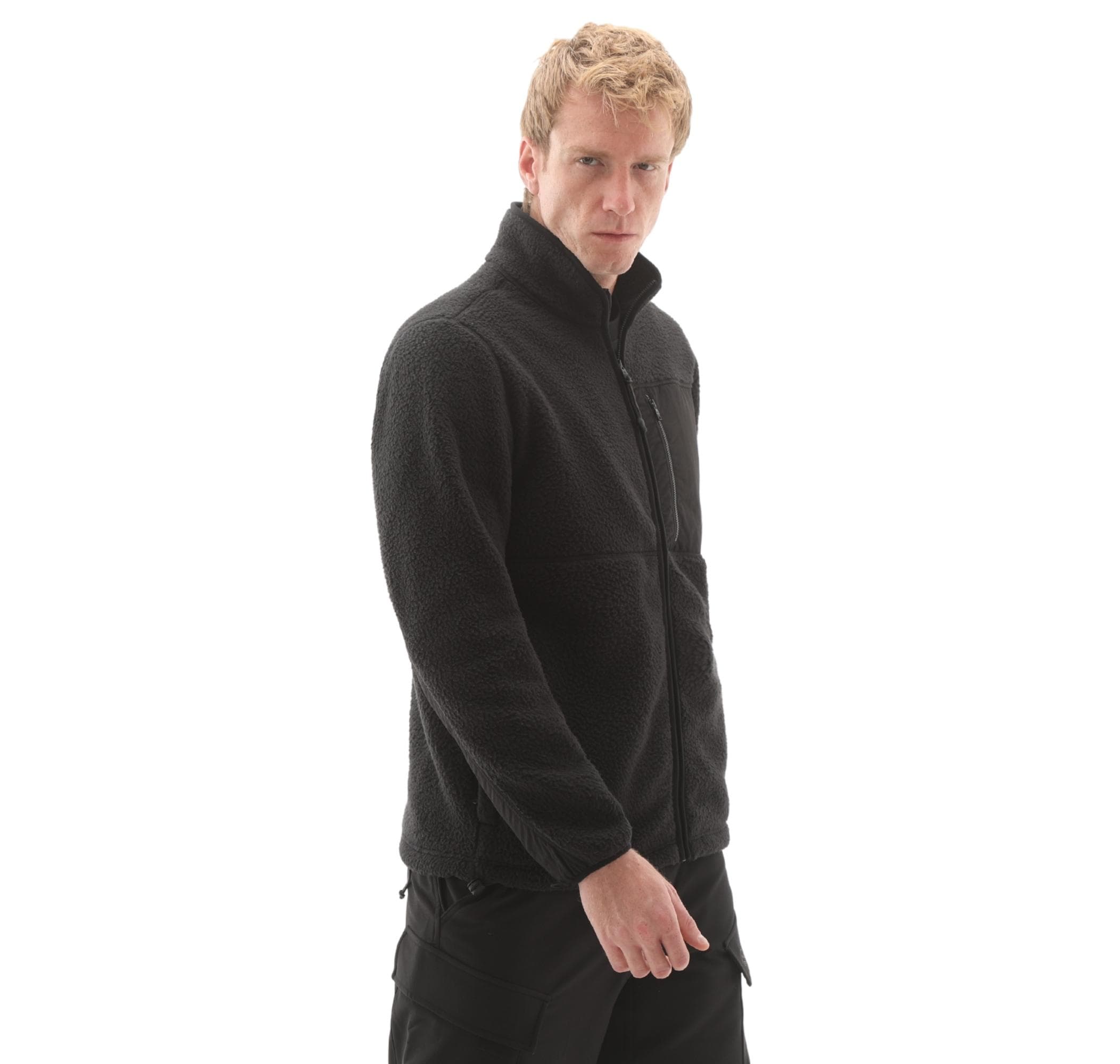 Timberland Timberland High Pile Fleece Jacket Erkek Ceket Siyah - 2