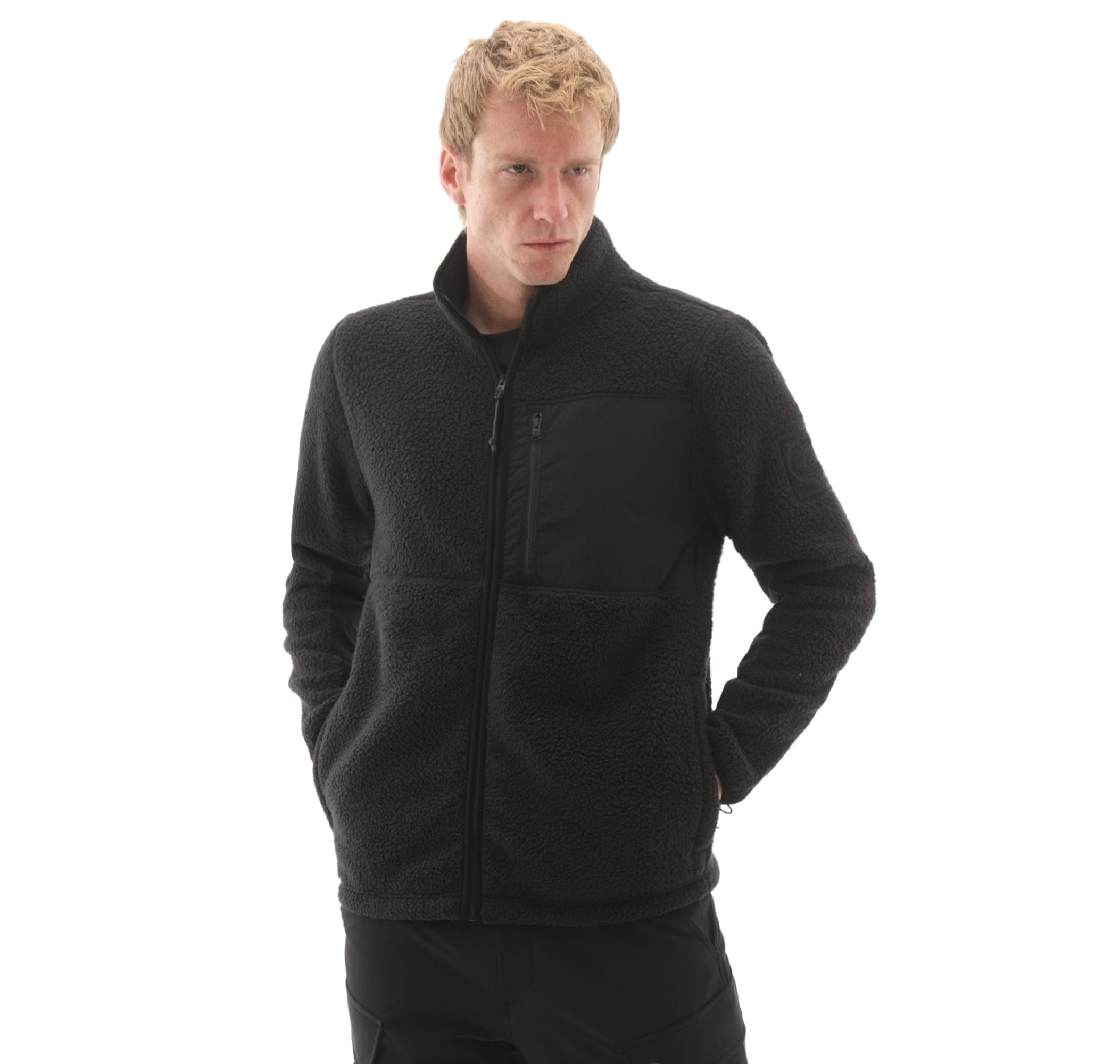 Timberland Timberland High Pile Fleece Jacket Erkek Ceket Siyah - 3