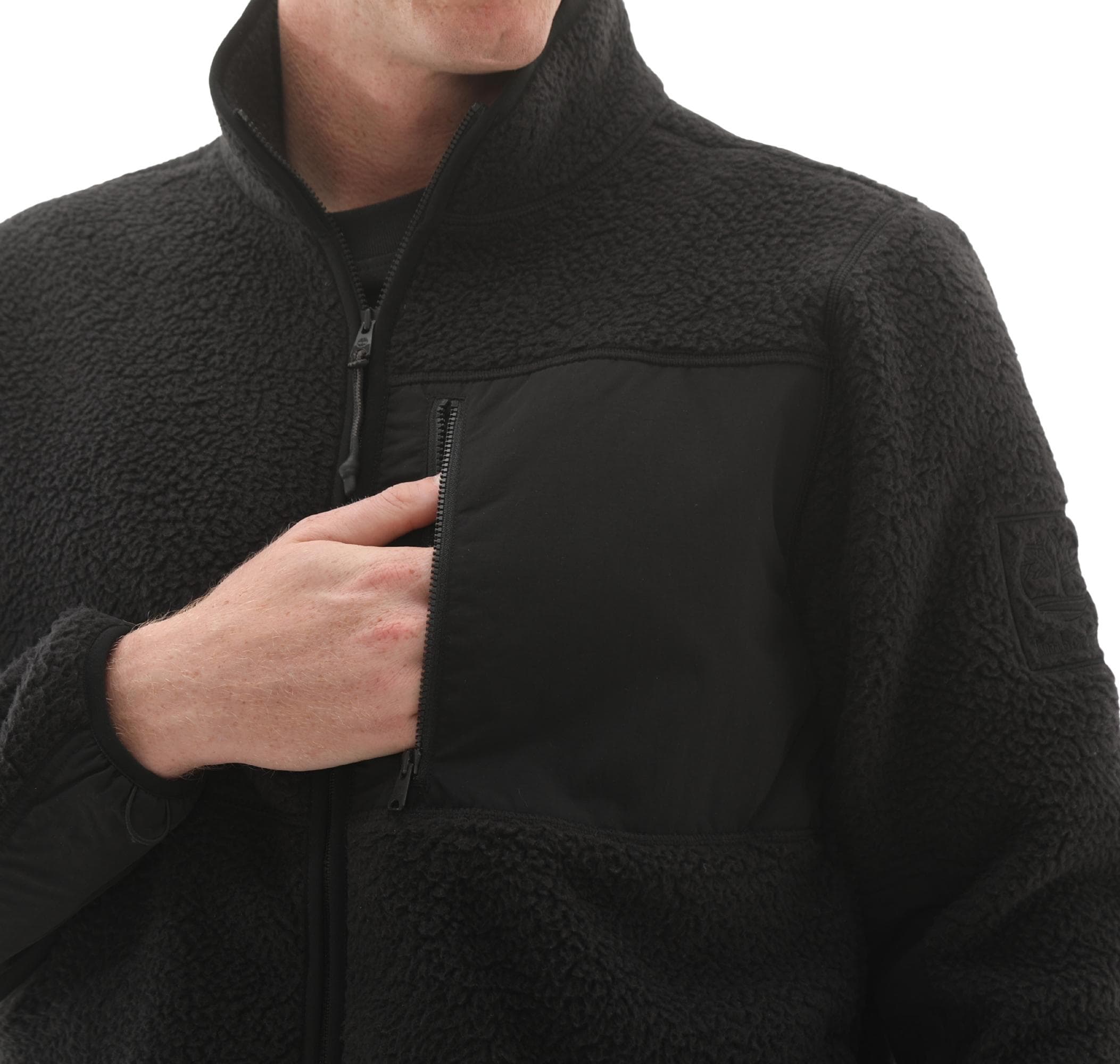 Timberland Timberland High Pile Fleece Jacket Erkek Ceket Siyah - 5