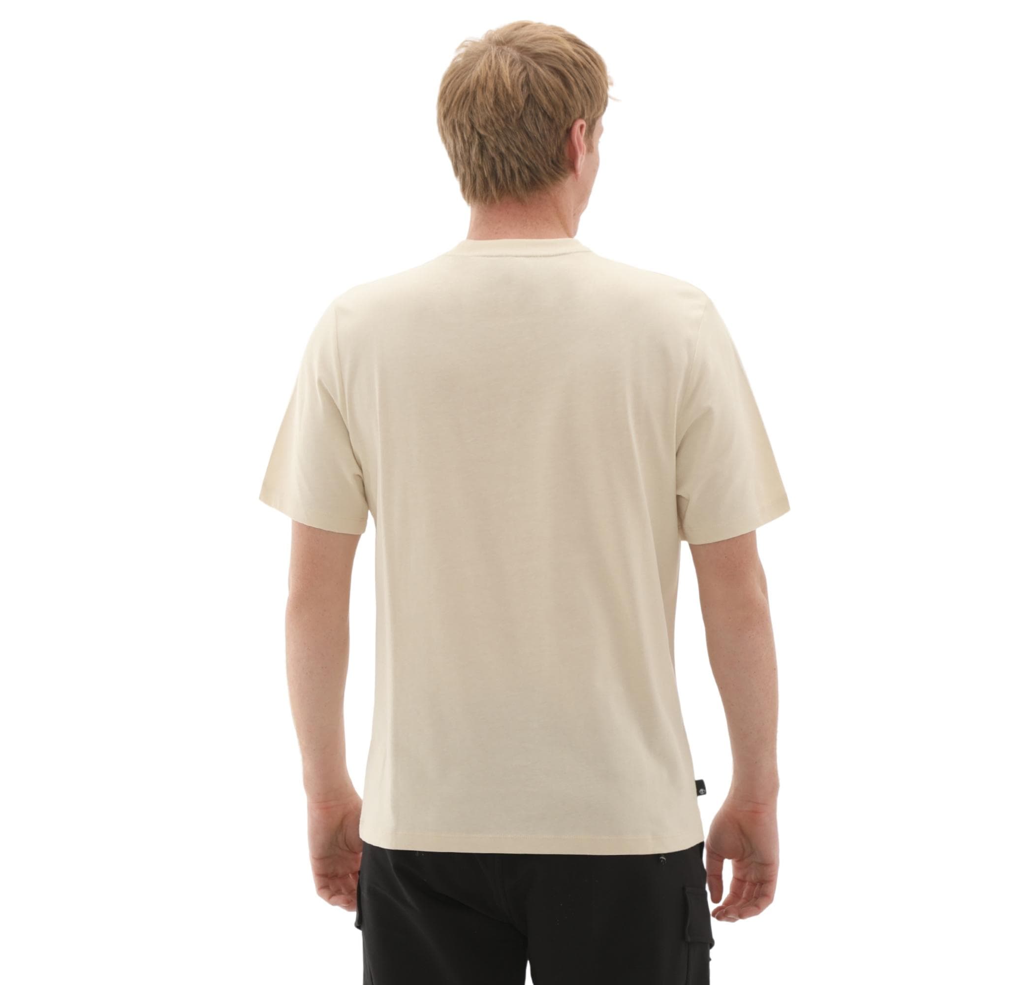 Timberland Timberland Holiday Front Graphic Ss Tee Erkek T-Shirt Krem - 4