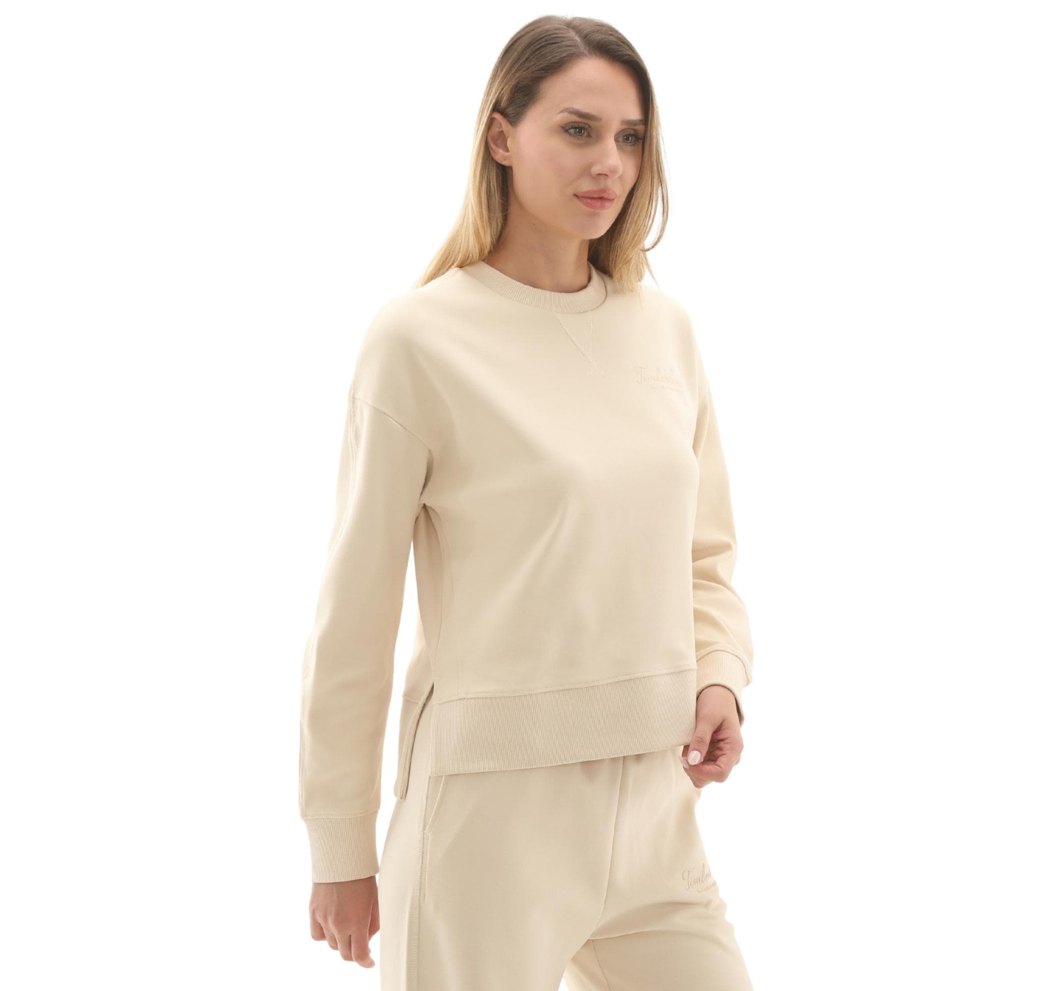 Timberland Timberland Lush Comfort Crew Sweatshirt Kadın Sweatshirt Bej - 2